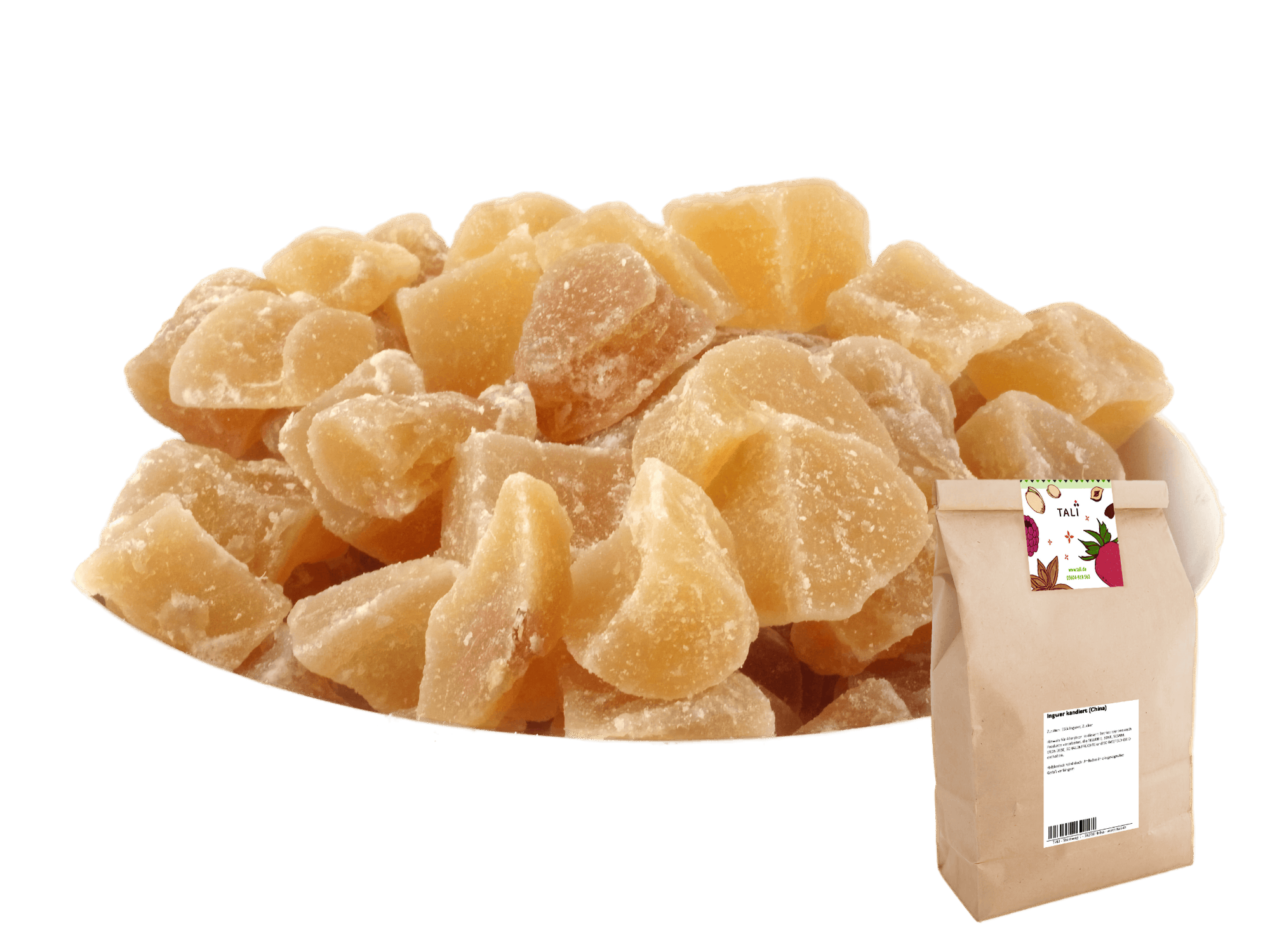 Ingwer kandiert (China) 1000 g