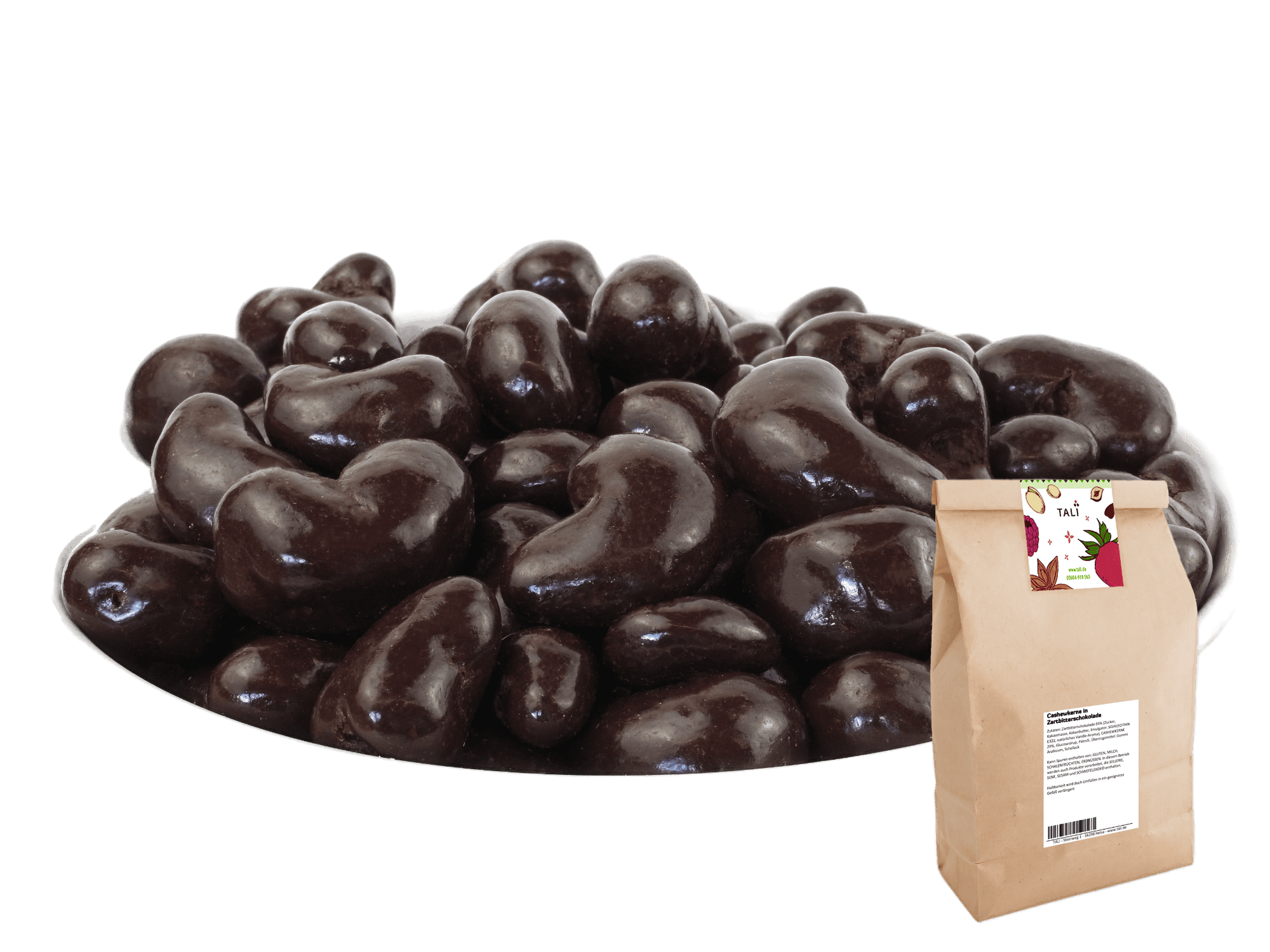 Cashewkerne in Zartbitterschokolade 250 g