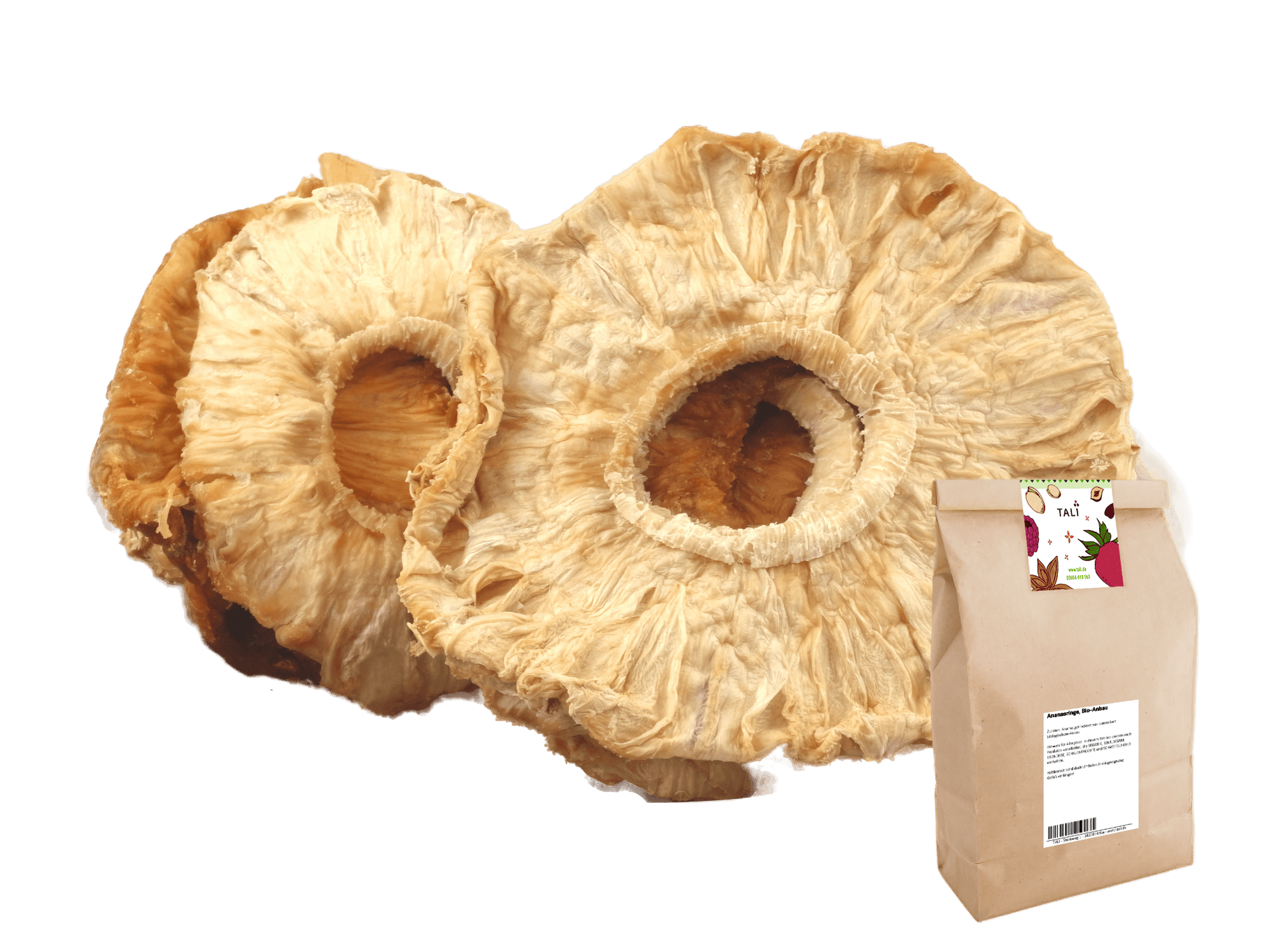 Ananasringe, Bio-Anbau 100 g