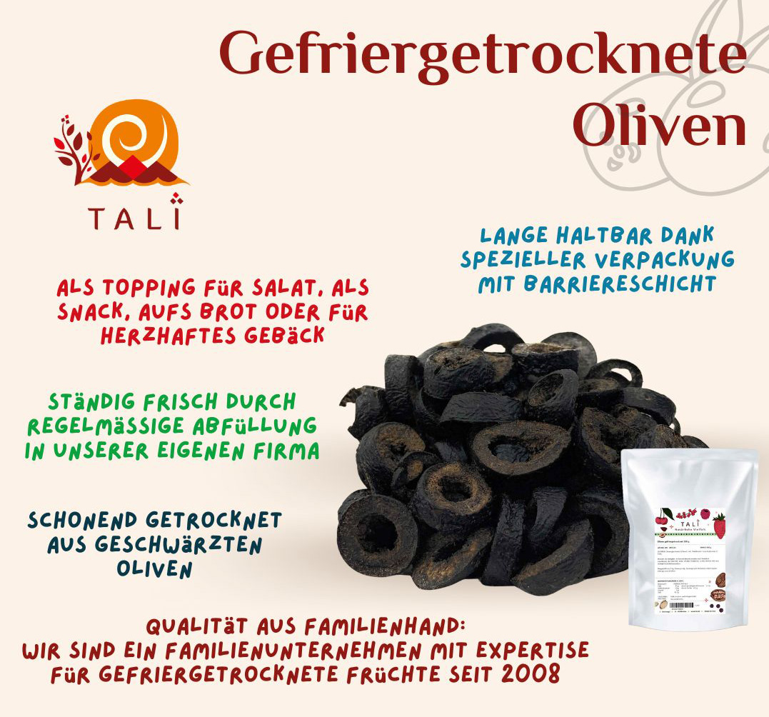 Oliven gefriergetrocknet 100 g