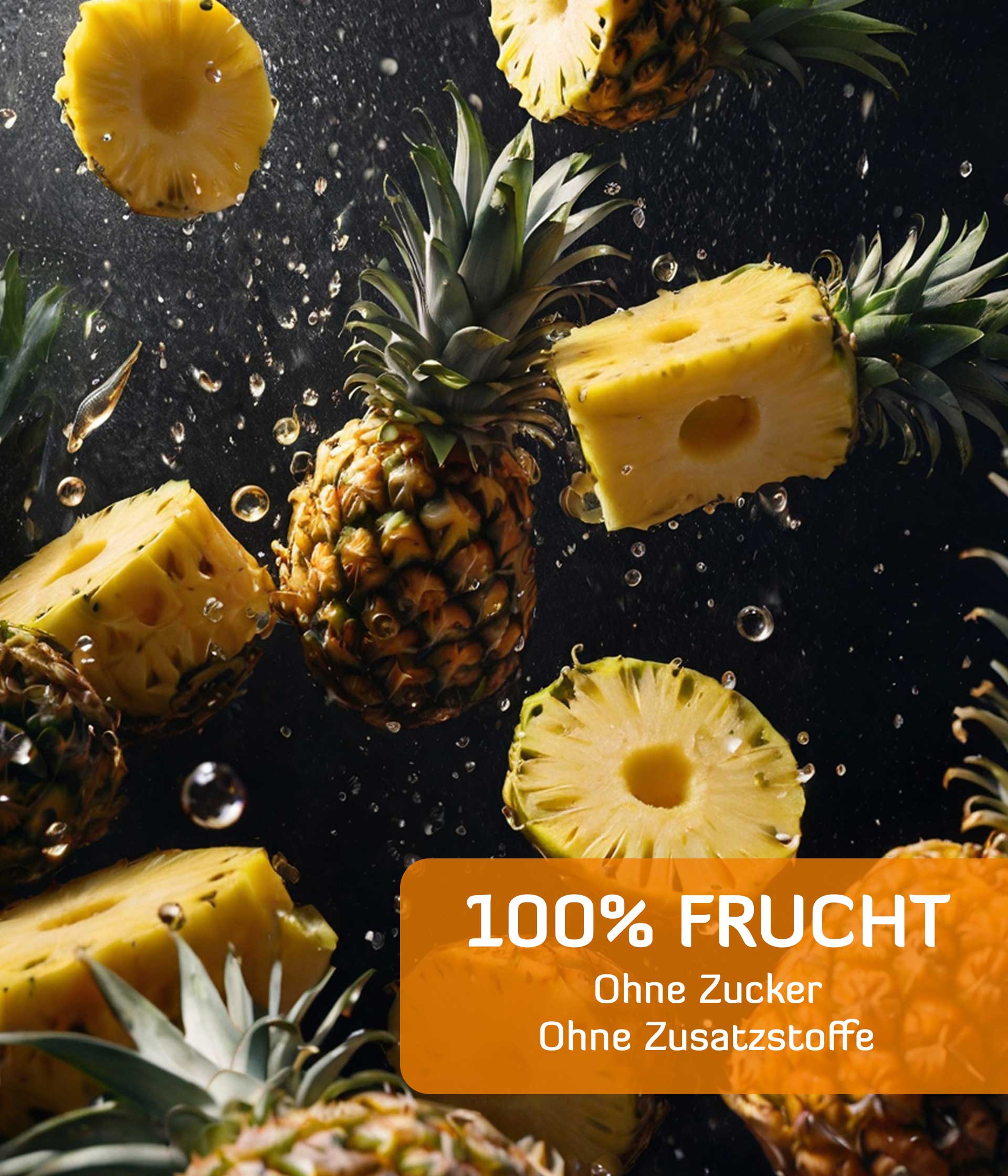 Ananasstücke JUMBO gefriergetrocknet 1000 g