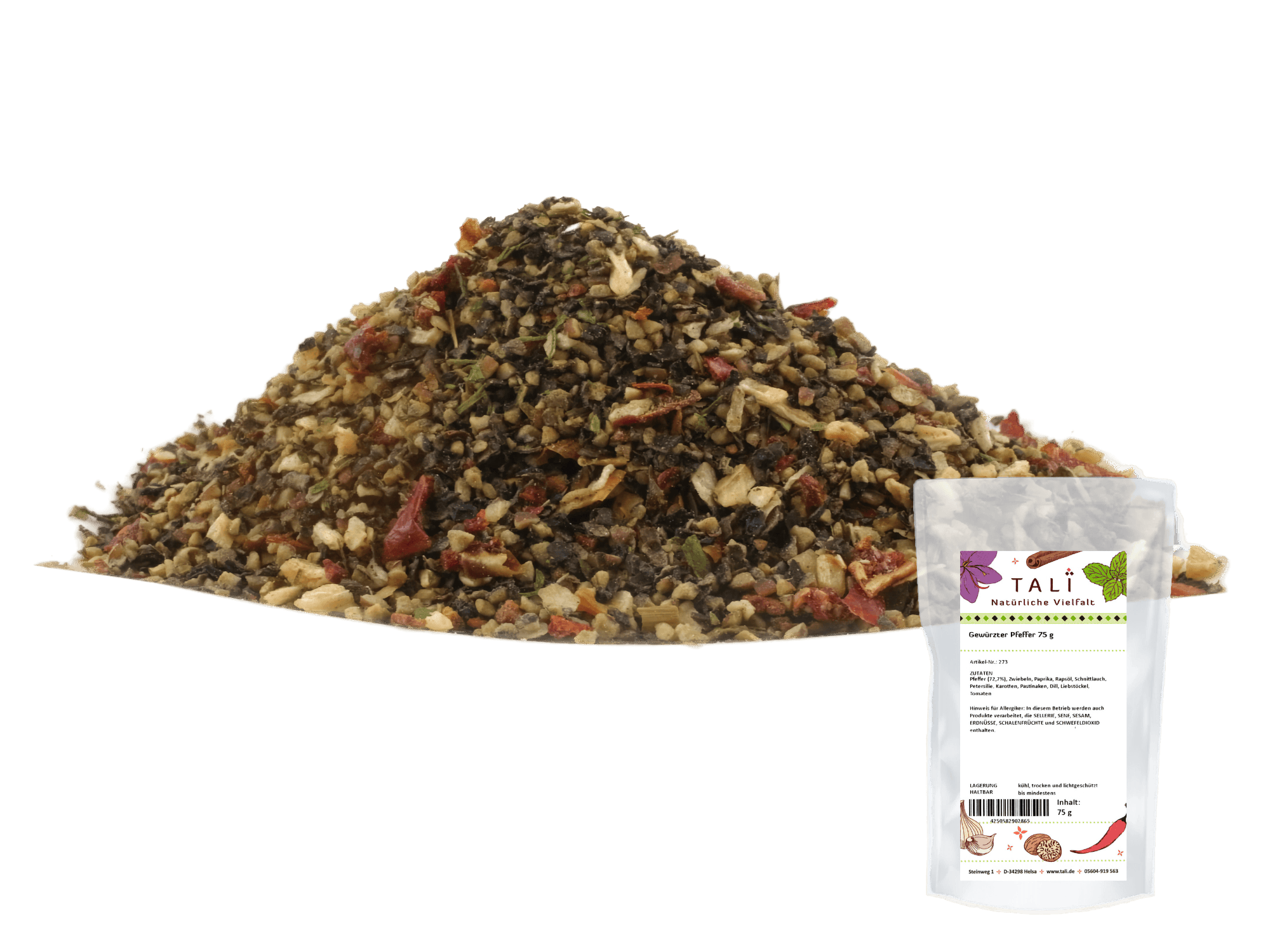 Gewürzter Pfeffer 75 g