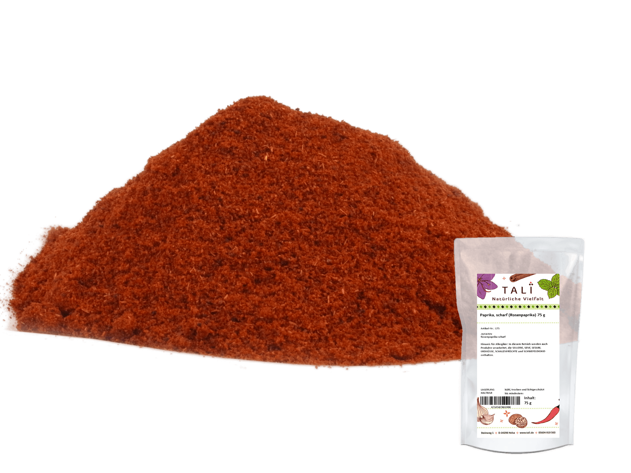 Paprika, scharf (Rosenpaprika) 75 g