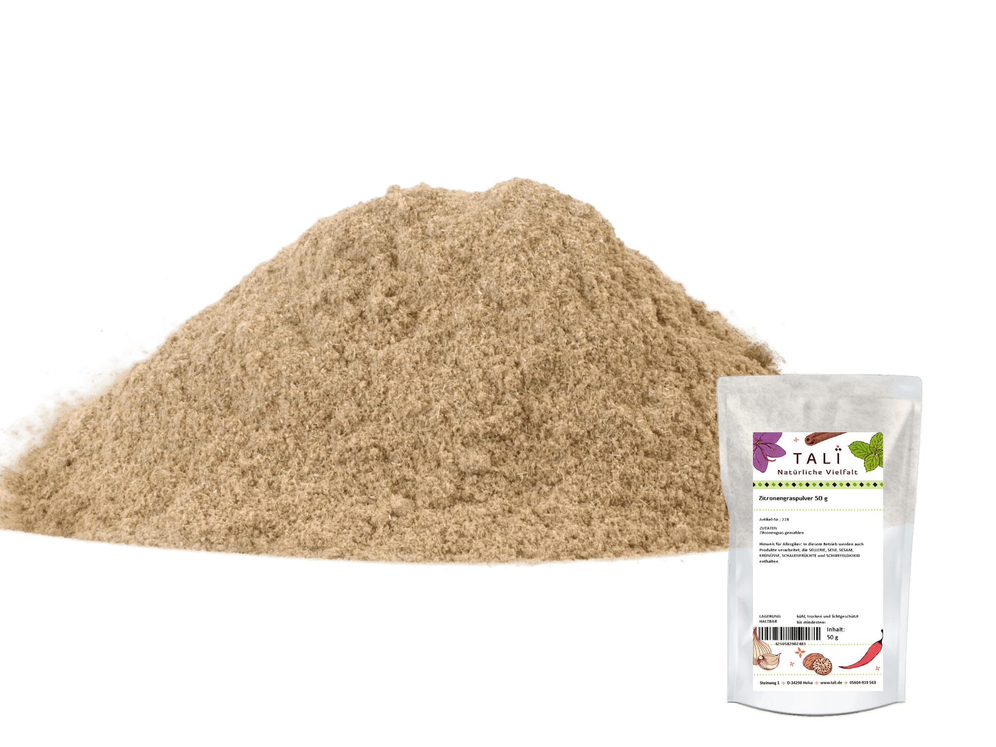 Zitronengraspulver 50 g