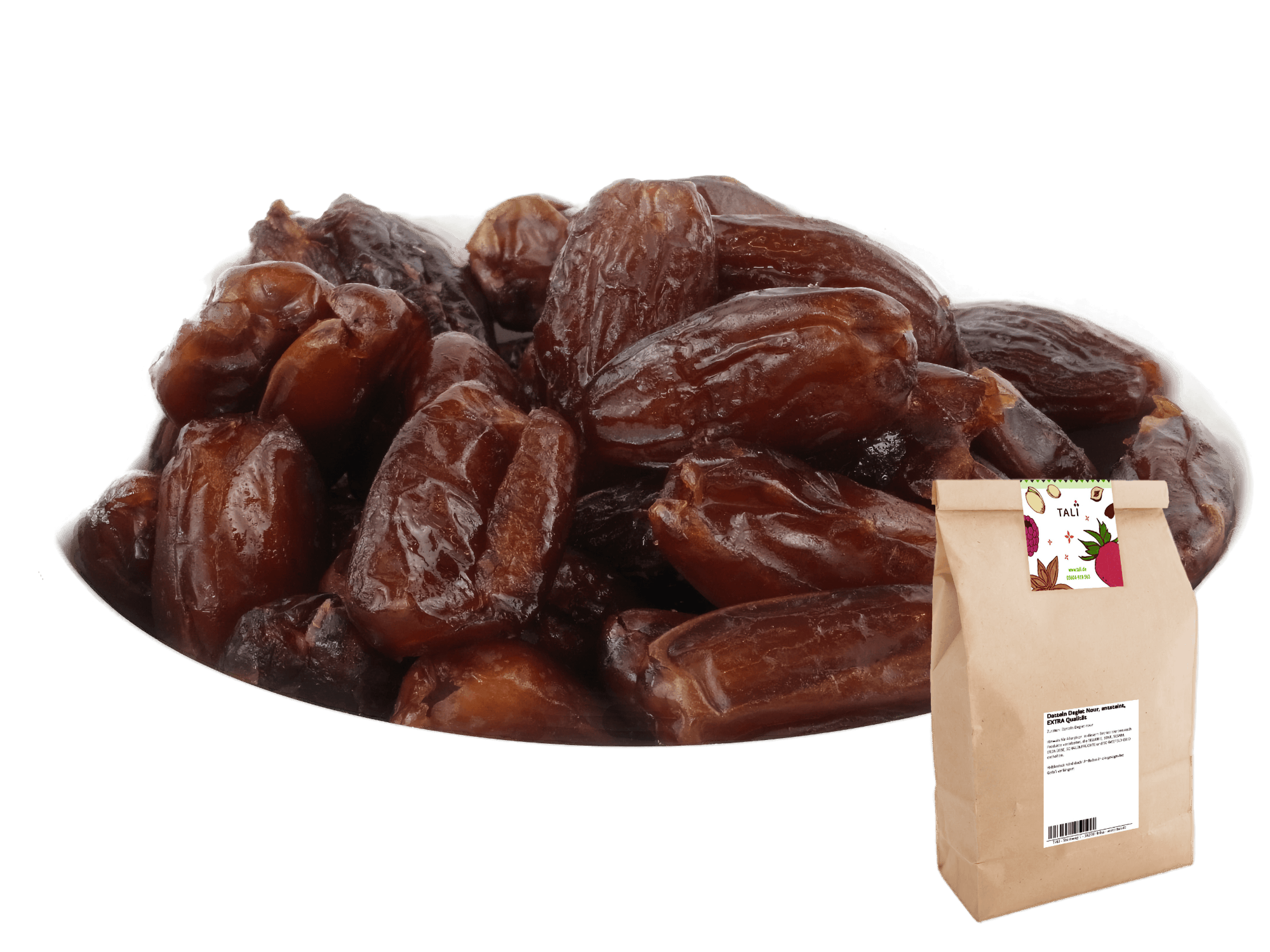 Datteln Deglet Nour, entsteint, EXTRA Qualität 250 g