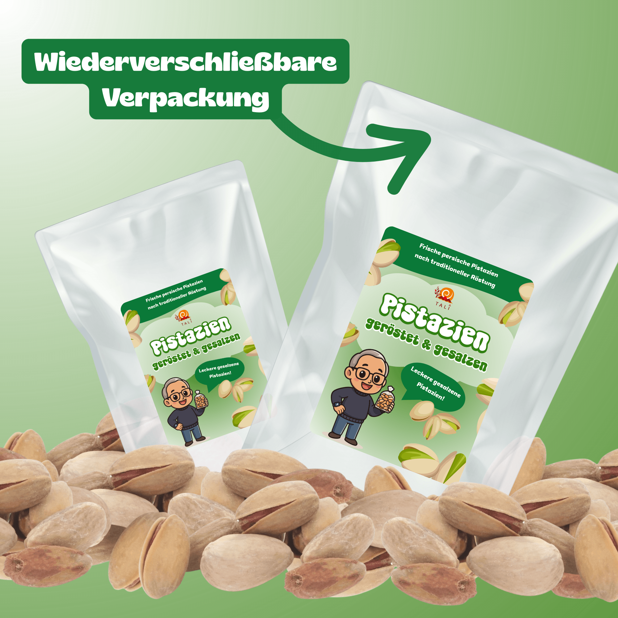 Pistazien, geröstet und gesalzen 250 g