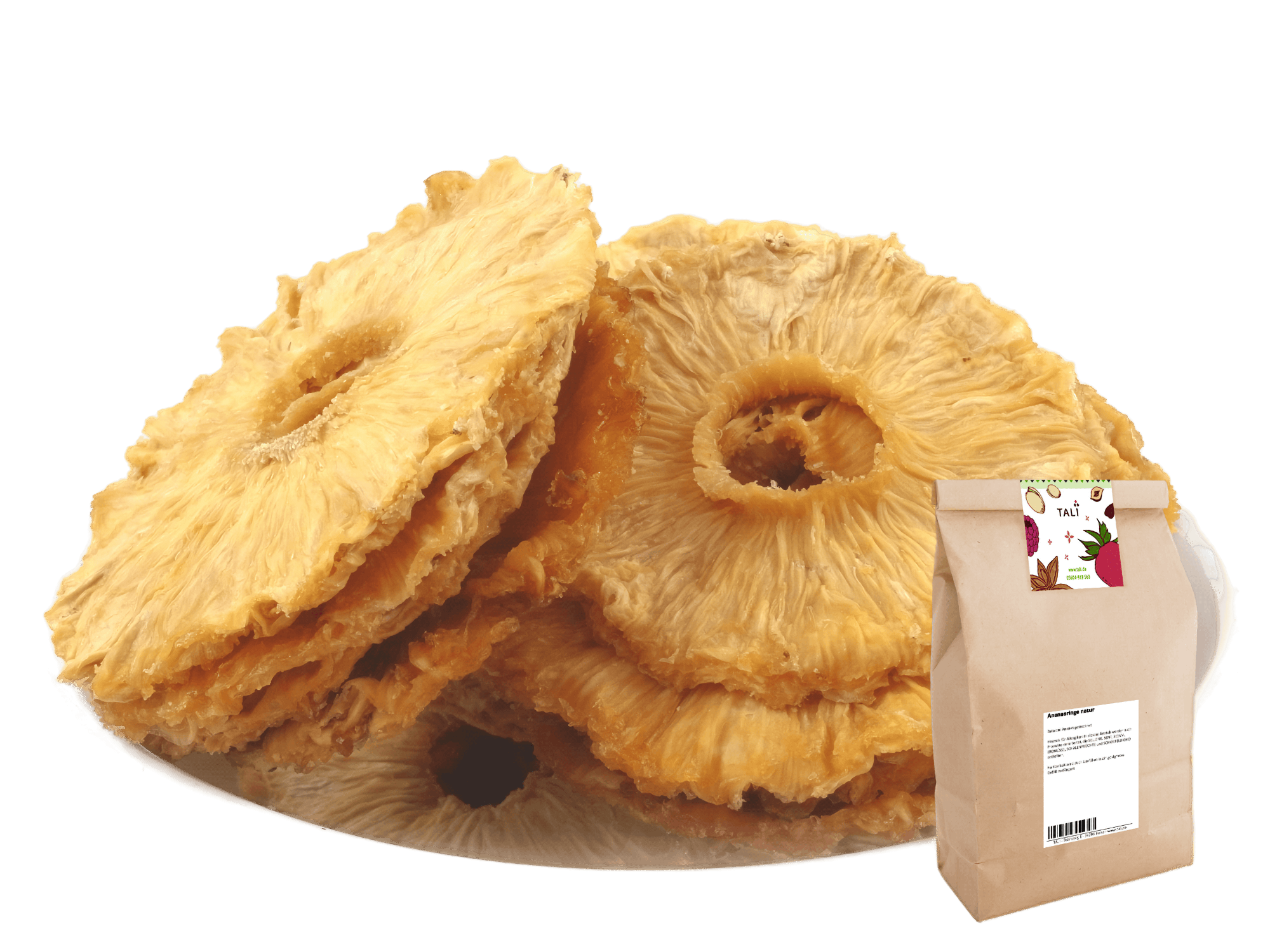Ananasringe natur 250 g