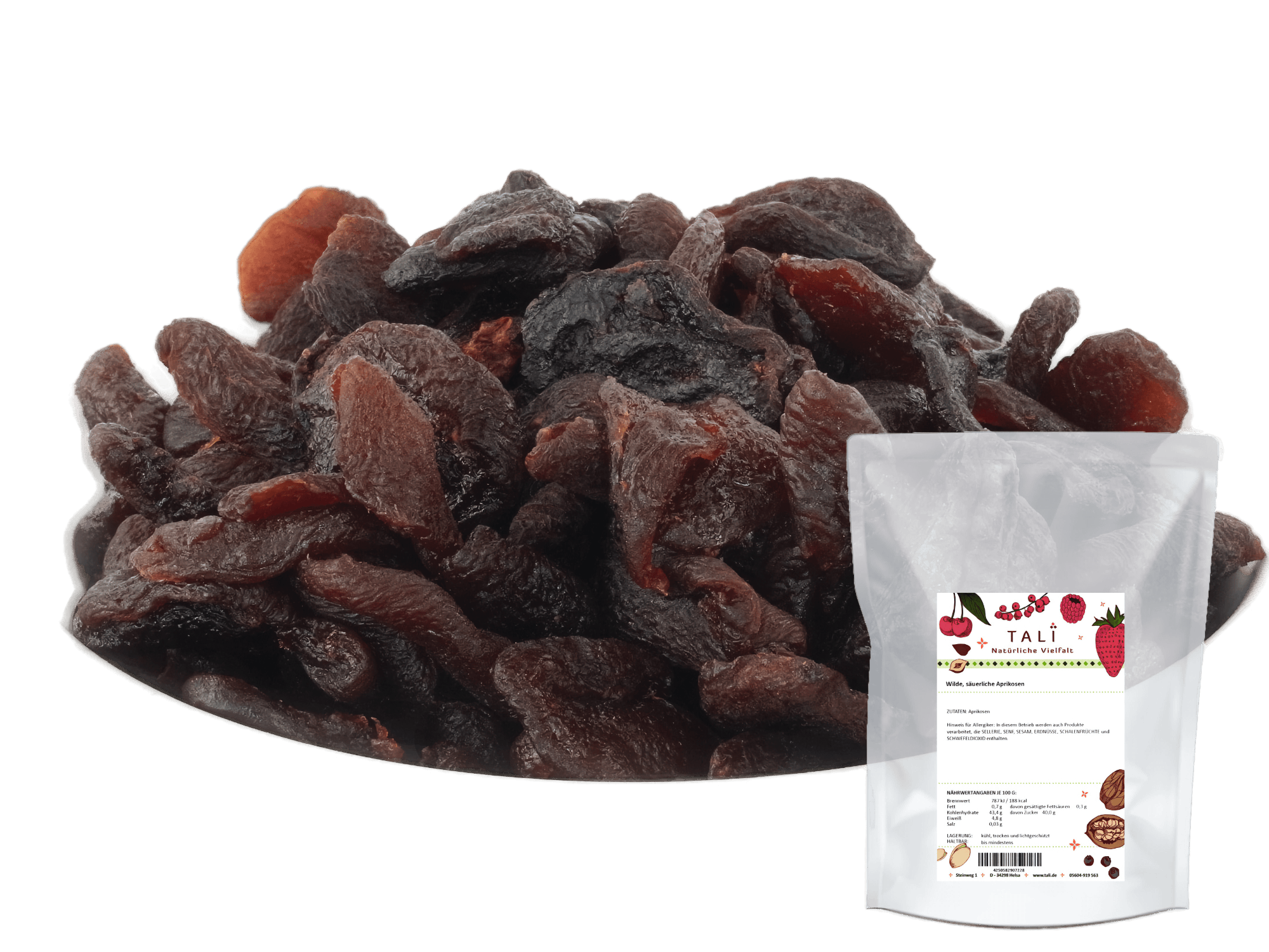 Wilde, säuerliche  Aprikosen 100 g