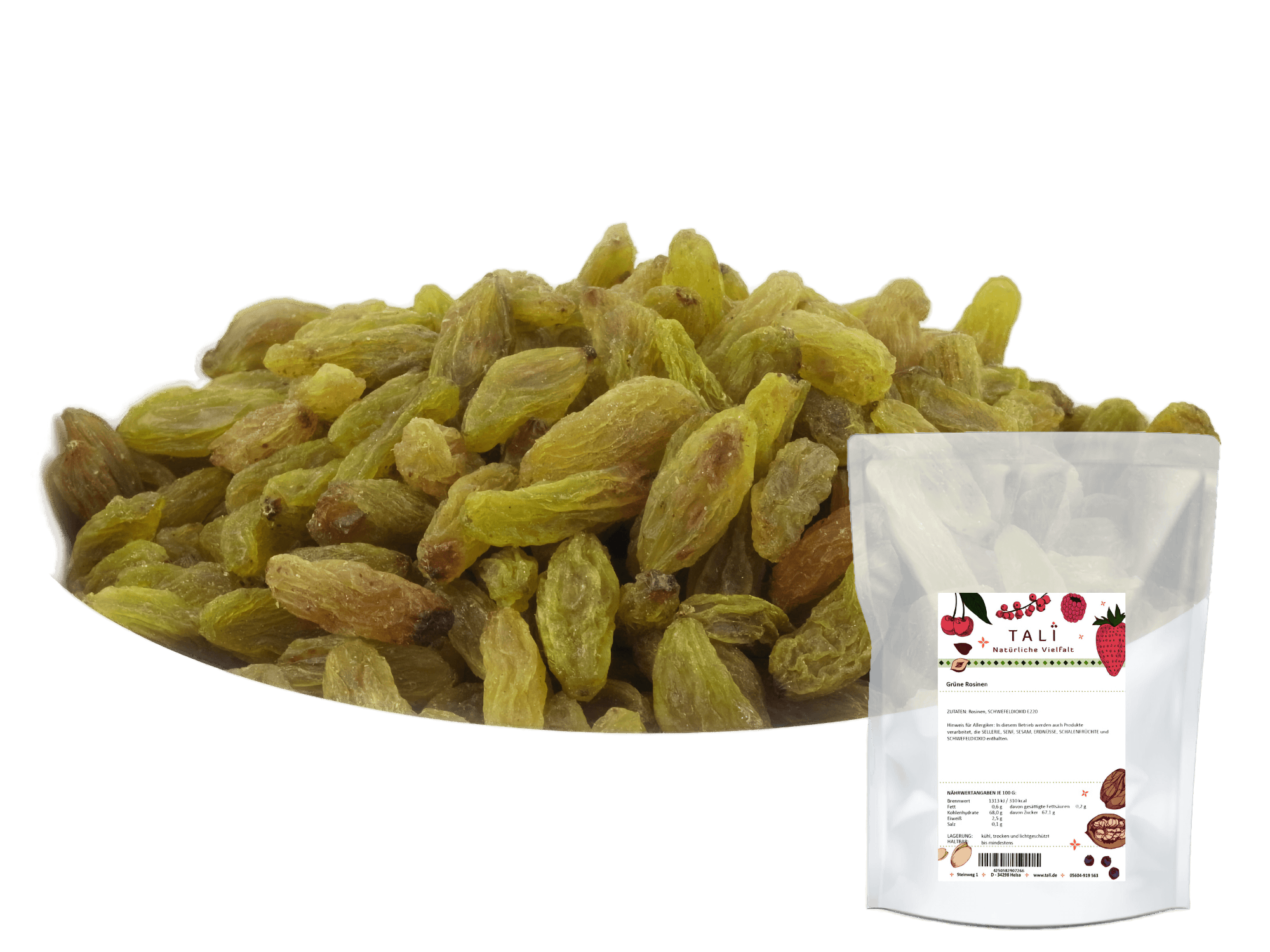 Grüne Rosinen 250 g