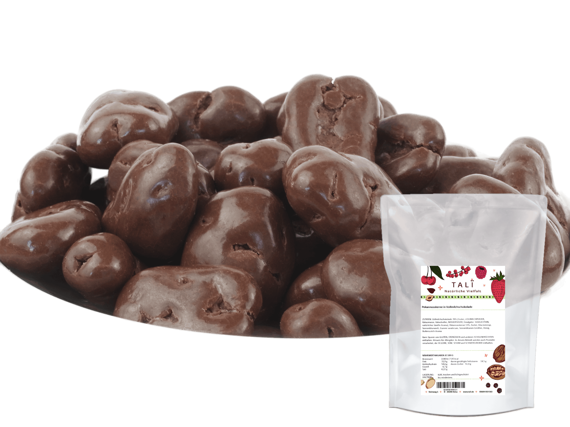 Pekannusskerne in Vollmilchschokolade 250 g