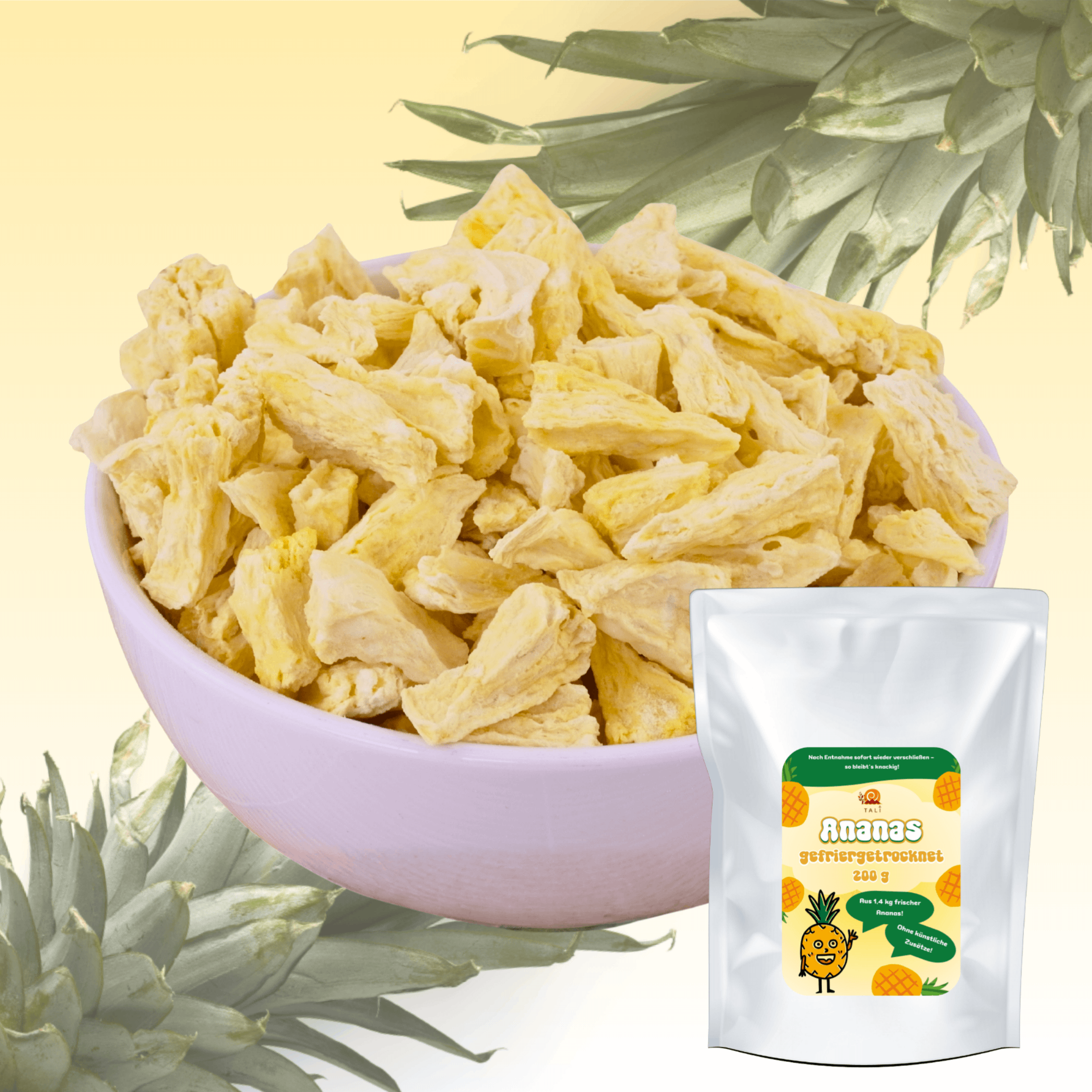 Ananas gefriergetrocknet 200 g
