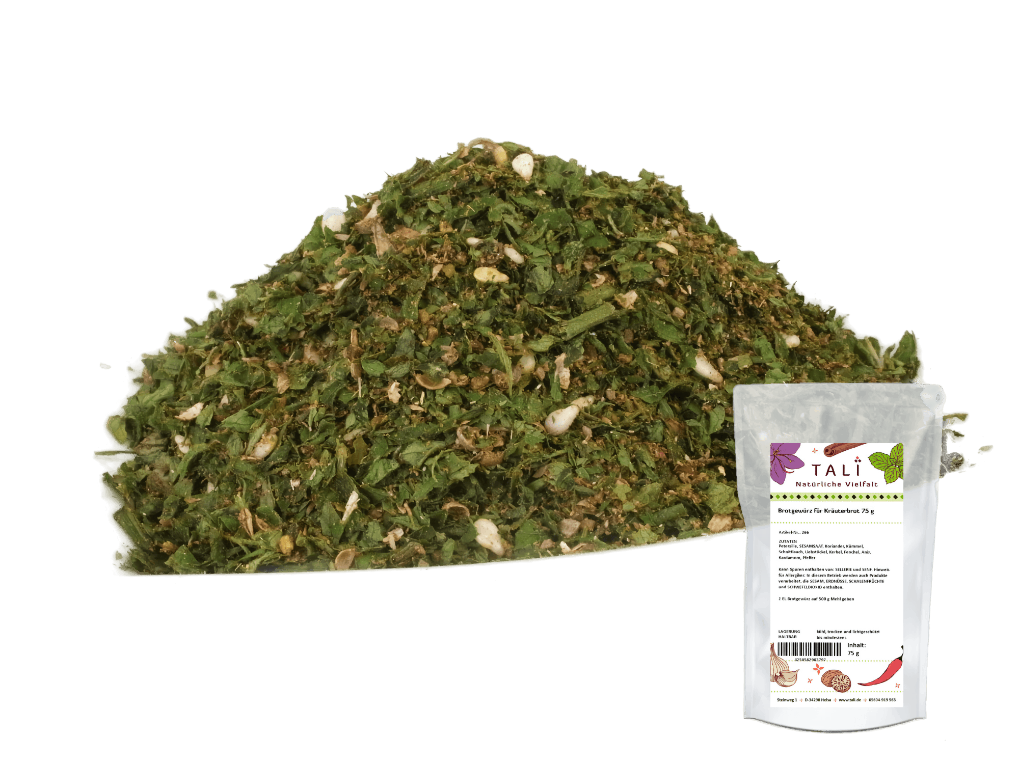 Brotgewürz für Kräuterbrot 75 g