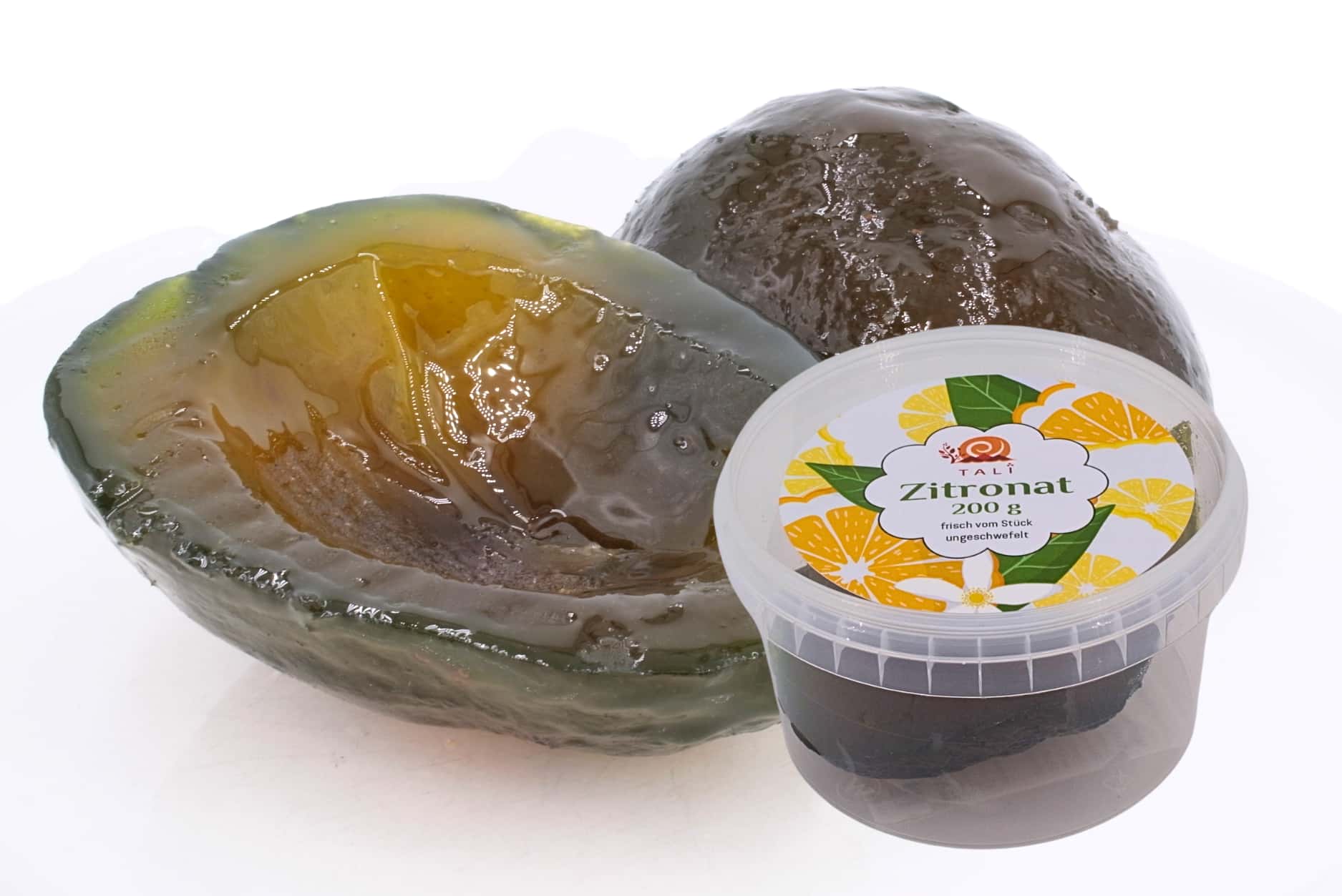 Zitronat (Succade), halbe Schalen 200 g