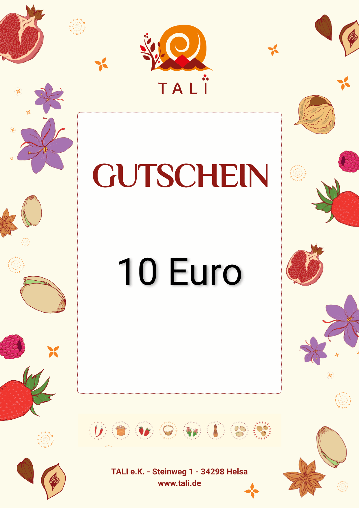 10 EUR Geschenkgutschein