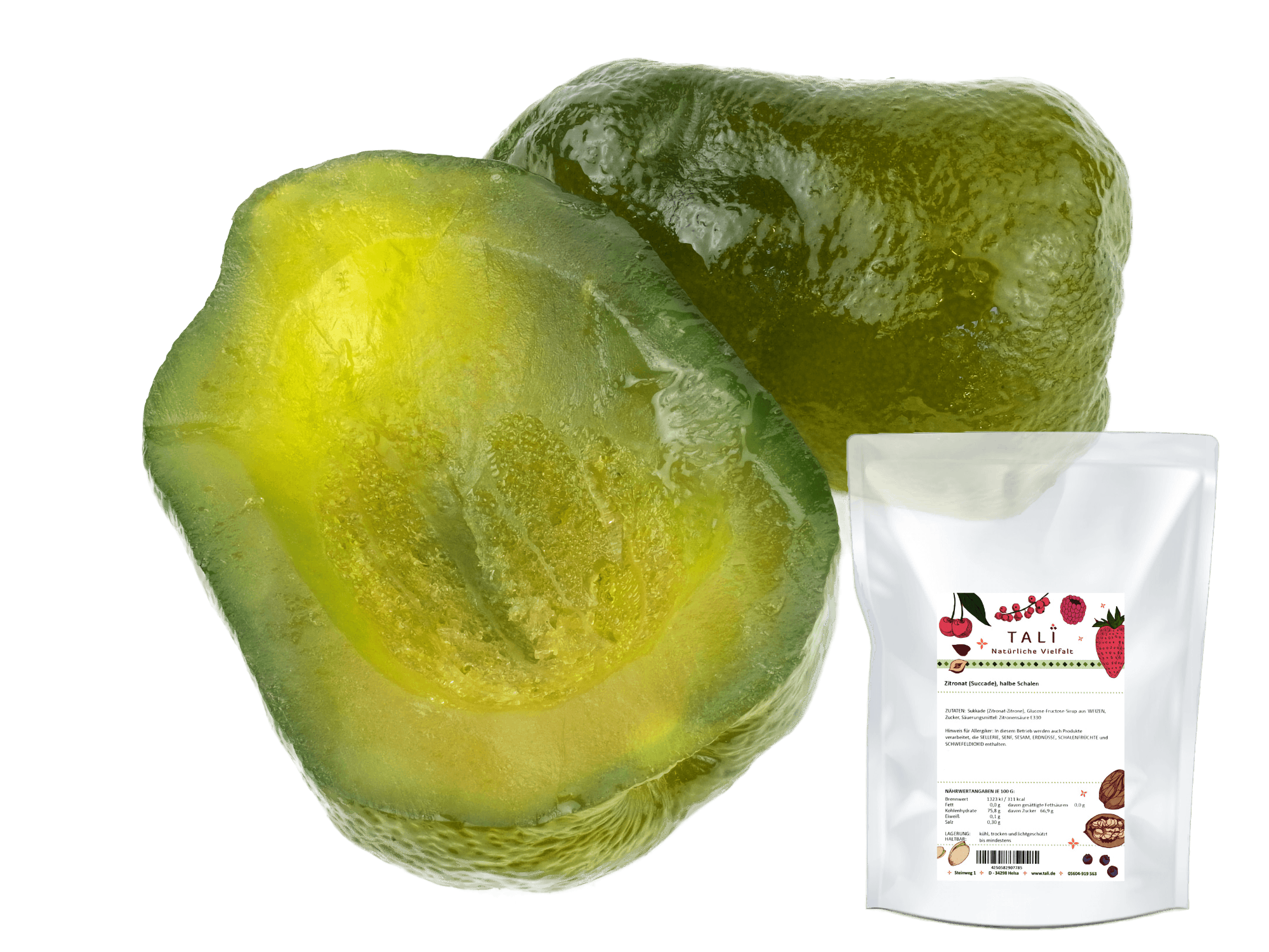 Zitronat (Succade), halbe Schalen 2 kg