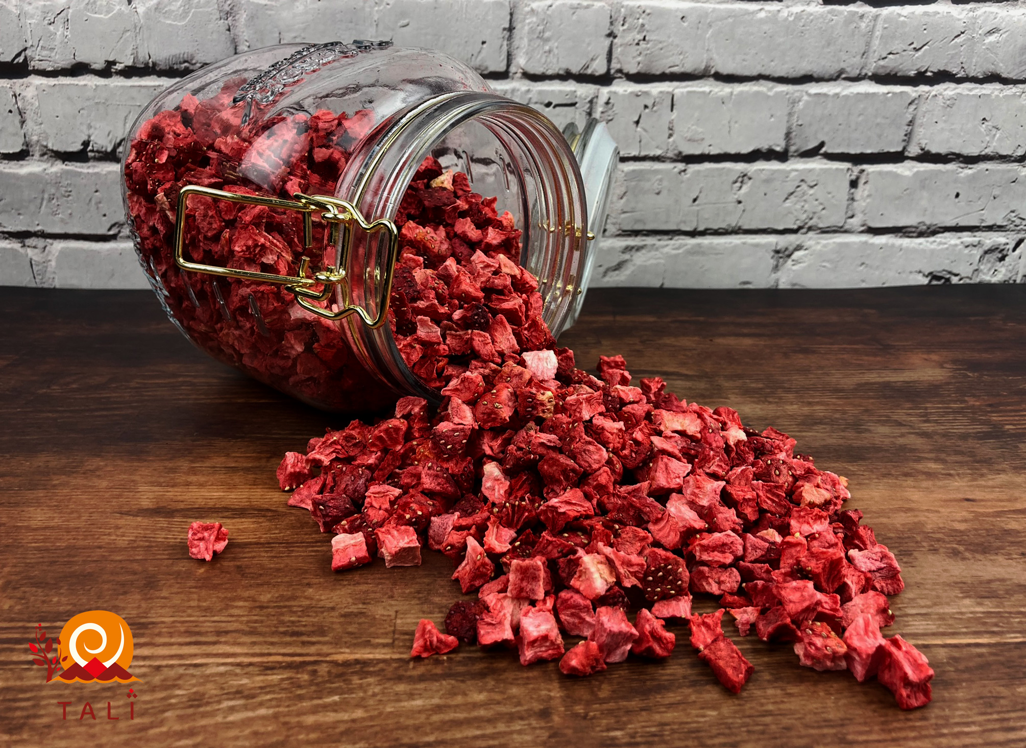 Erdbeerstücke gefriergetrocknet 125 g