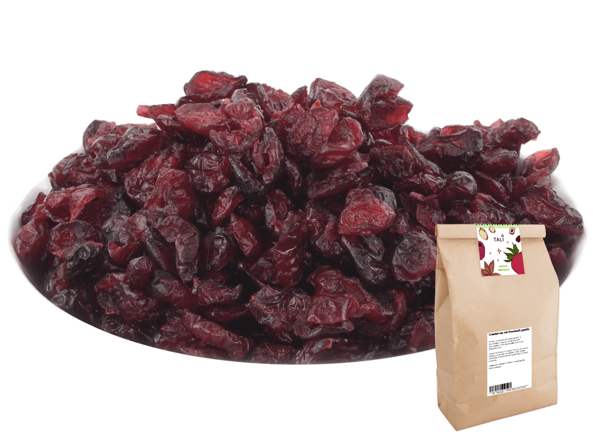 Cranberries mit Fruchtsaft gesüßt 1000 g