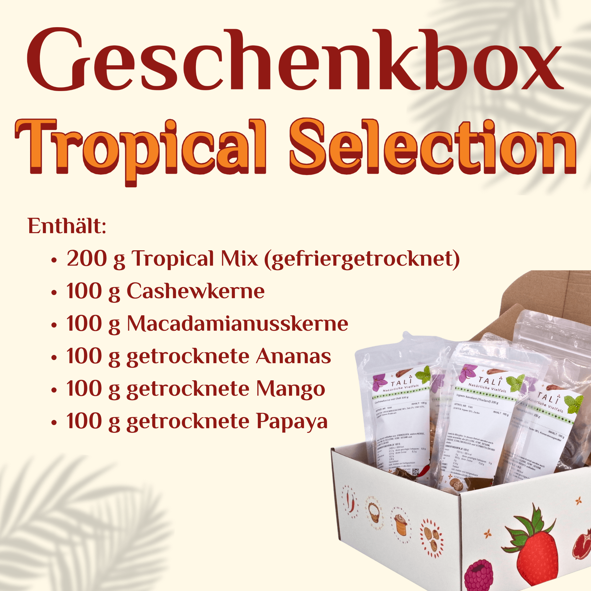 Geschenkbox "Tropical Selection"