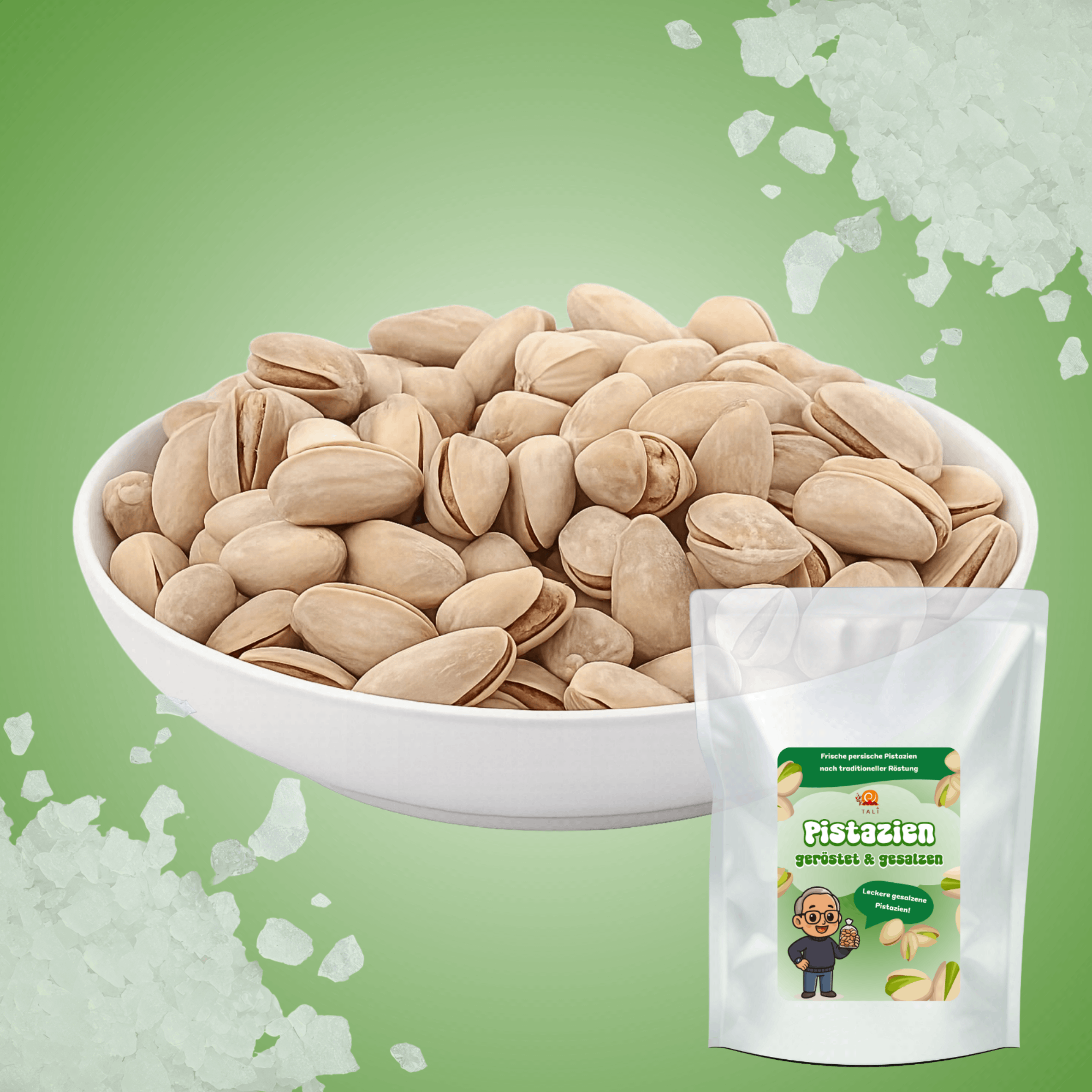 Pistazien, geröstet und gesalzen 500 g