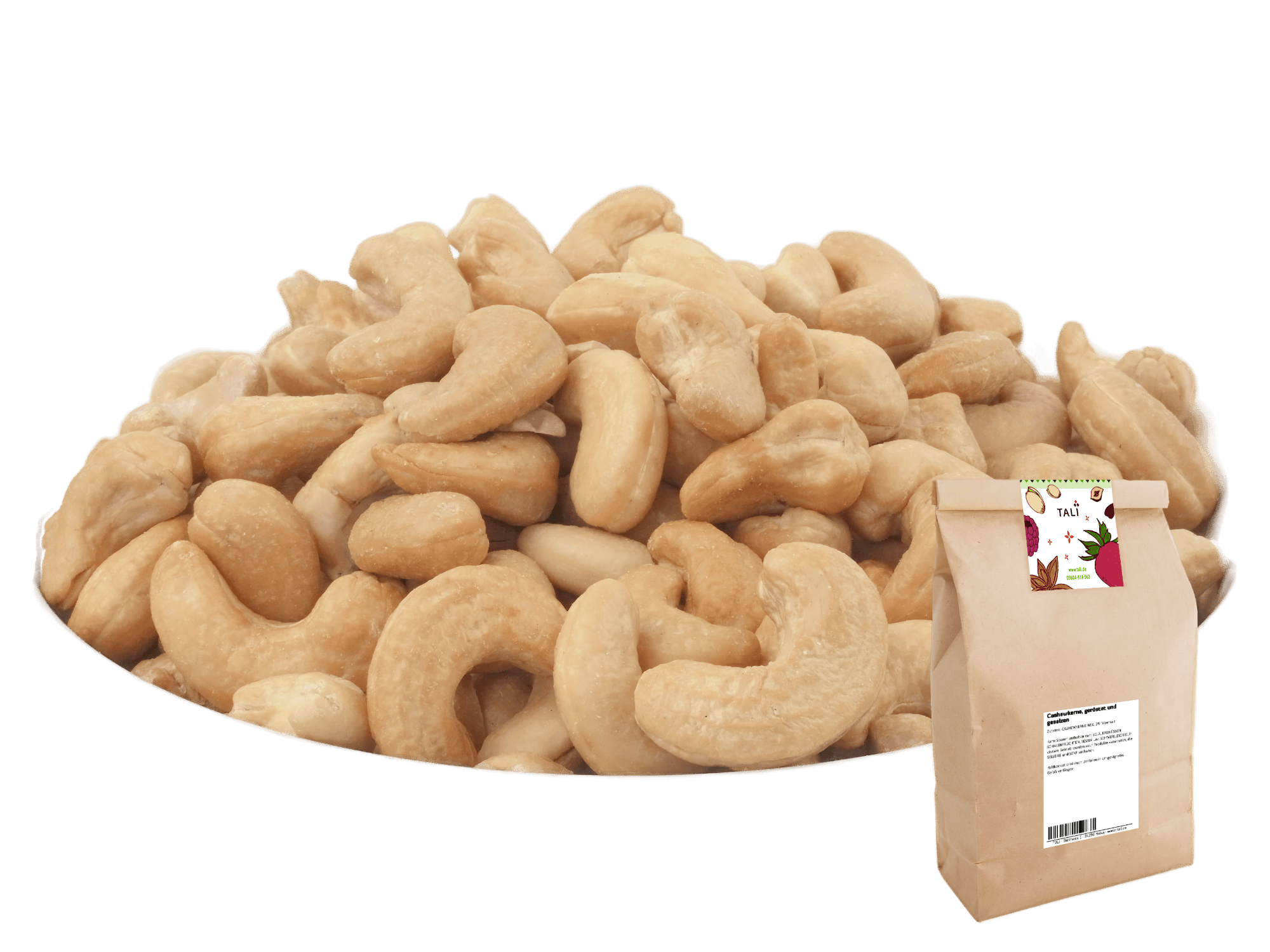 Cashewkerne, geröstet und gesalzen 250 g