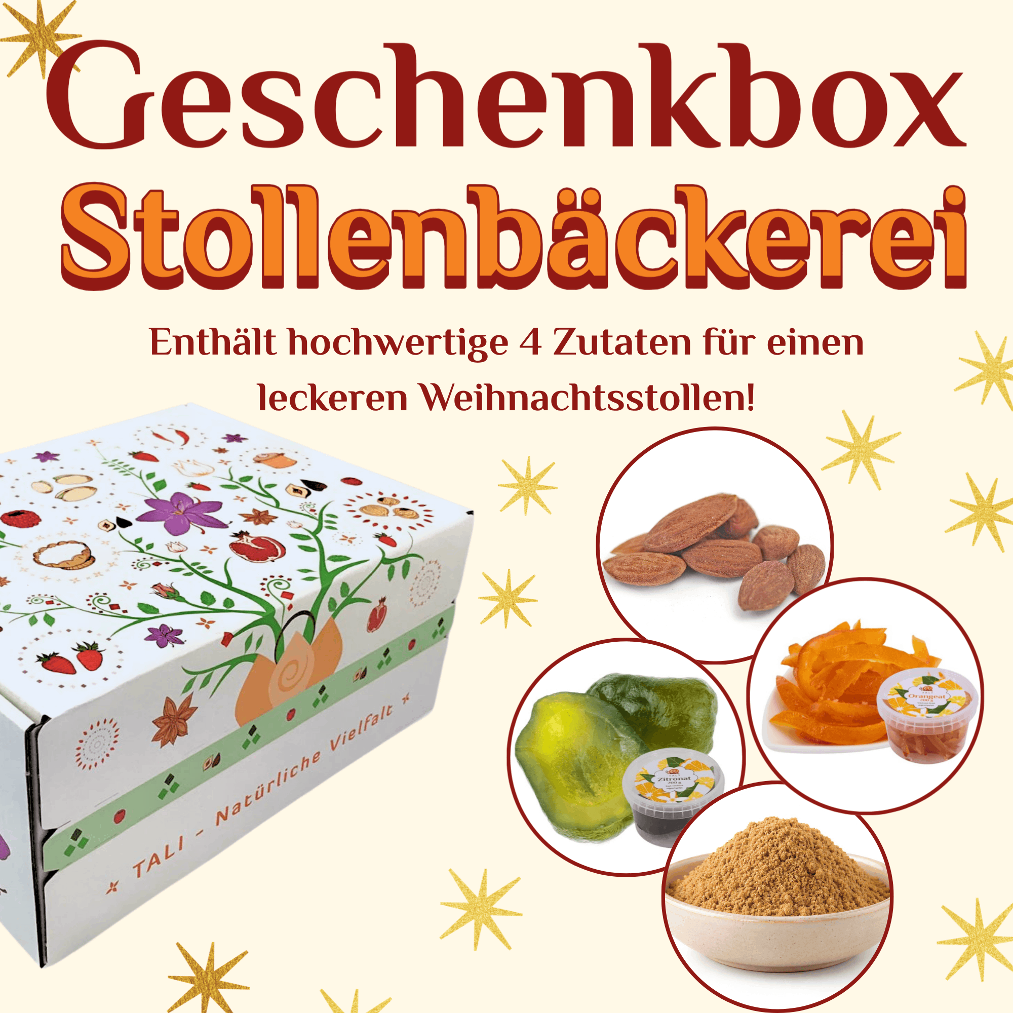 Backset Stollenbäckerei im Geschenkkarton