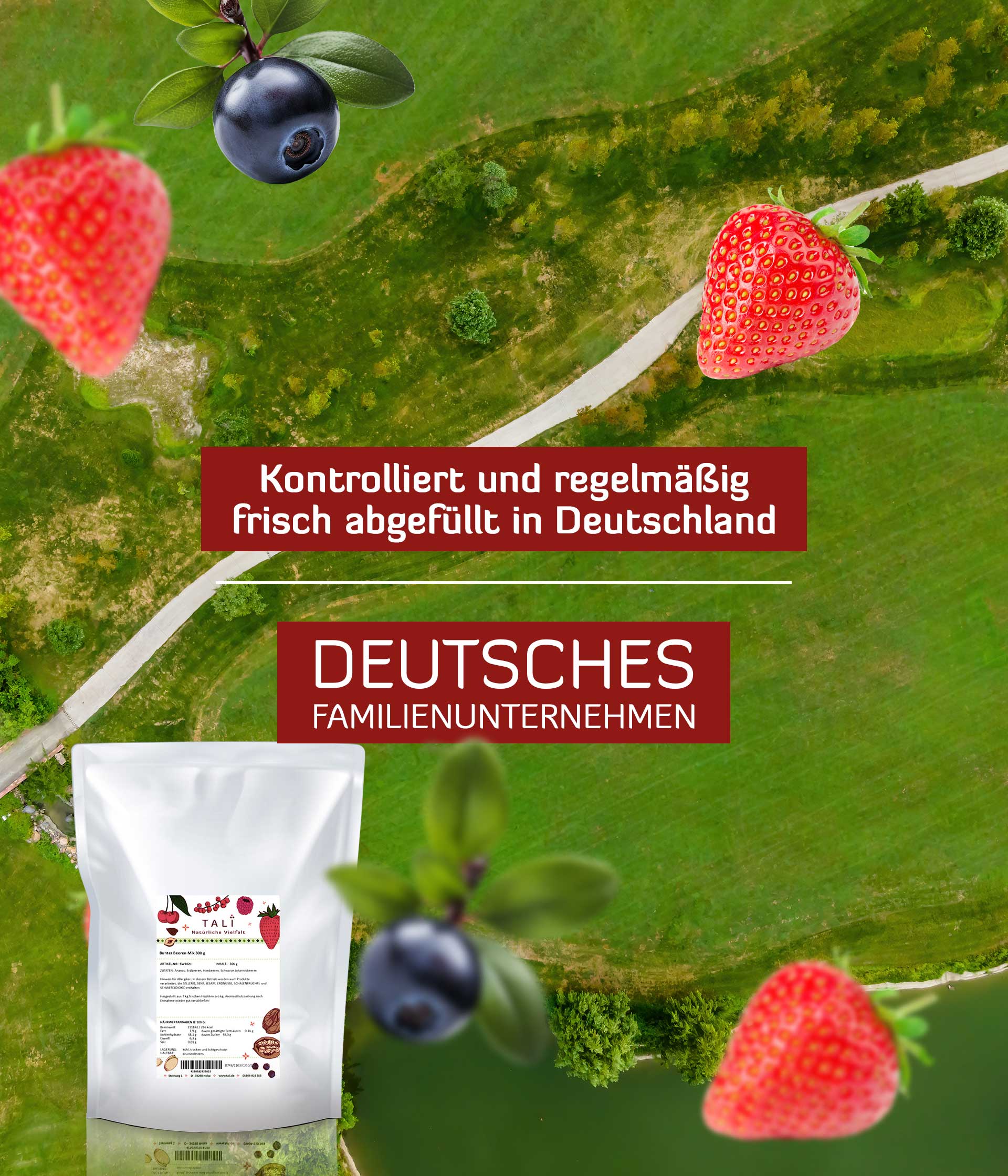Bunter Beeren Mix 1000 g