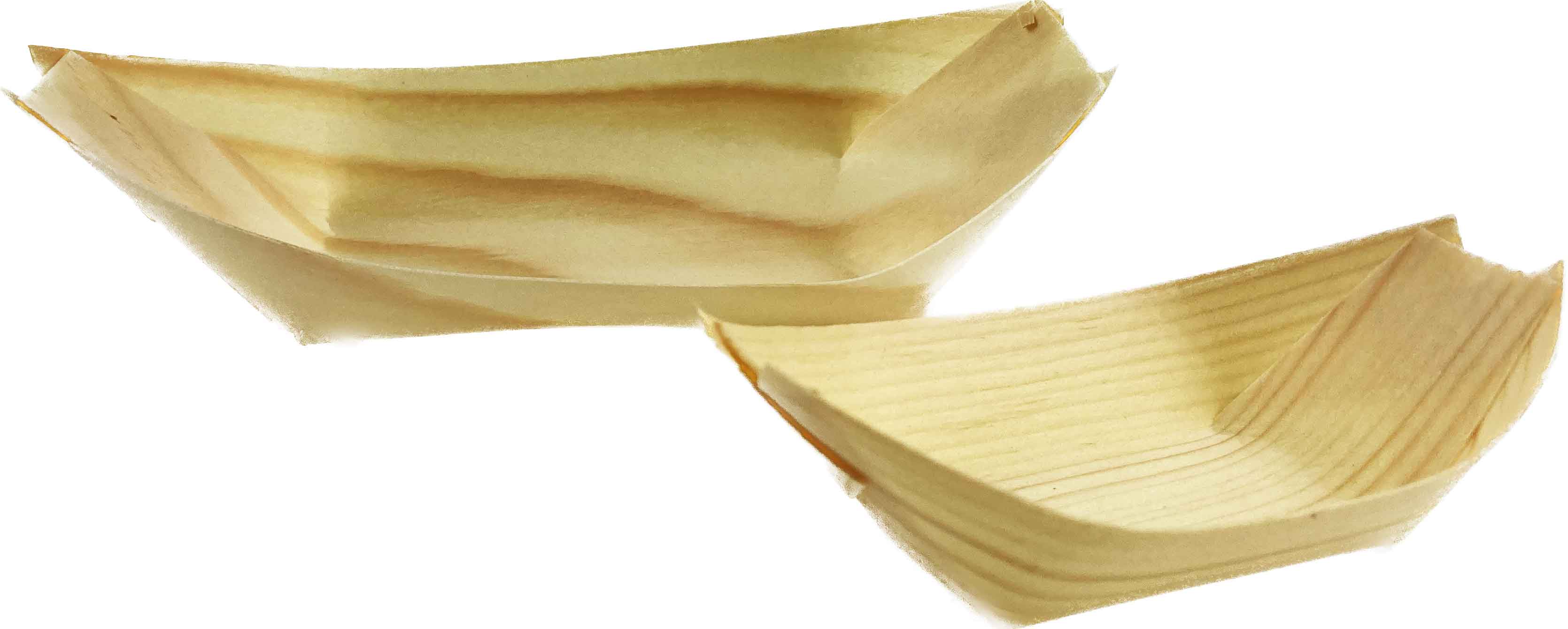 Holzschiffchen L, 100 Stück