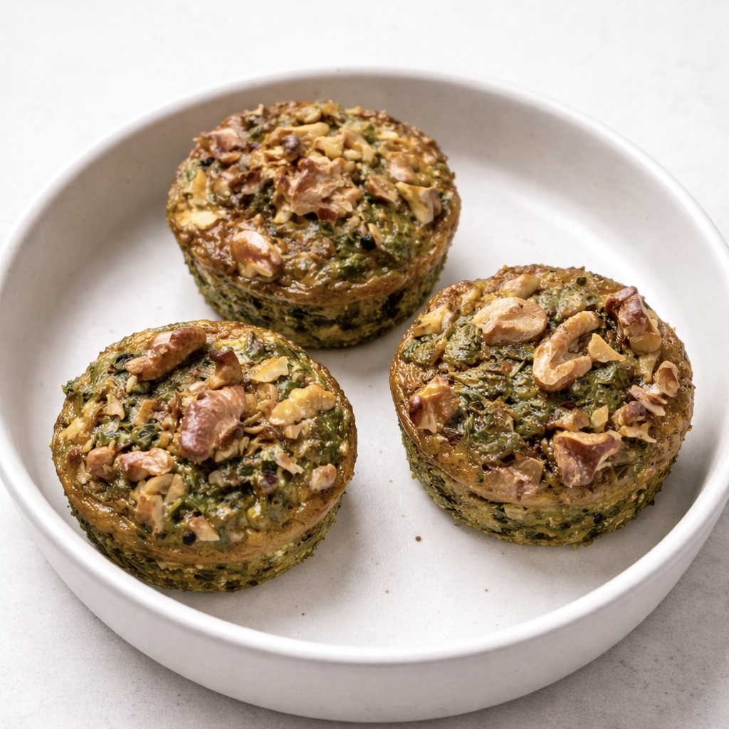 Mini Koukou Sabzi - Persische Kräuteromelette-Muffins