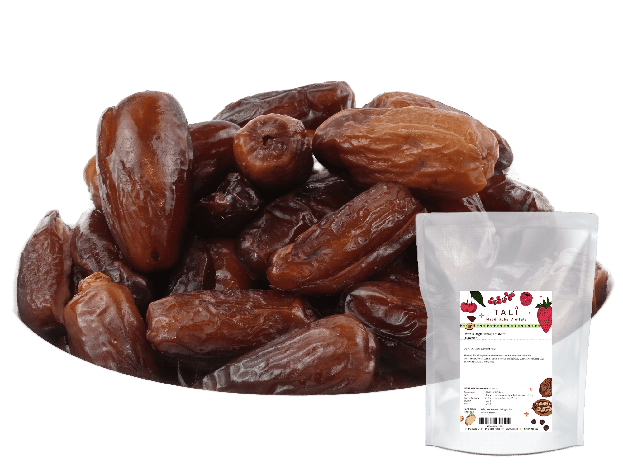 Datteln Deglet Nour, entsteint (Tunesien) 250 g
