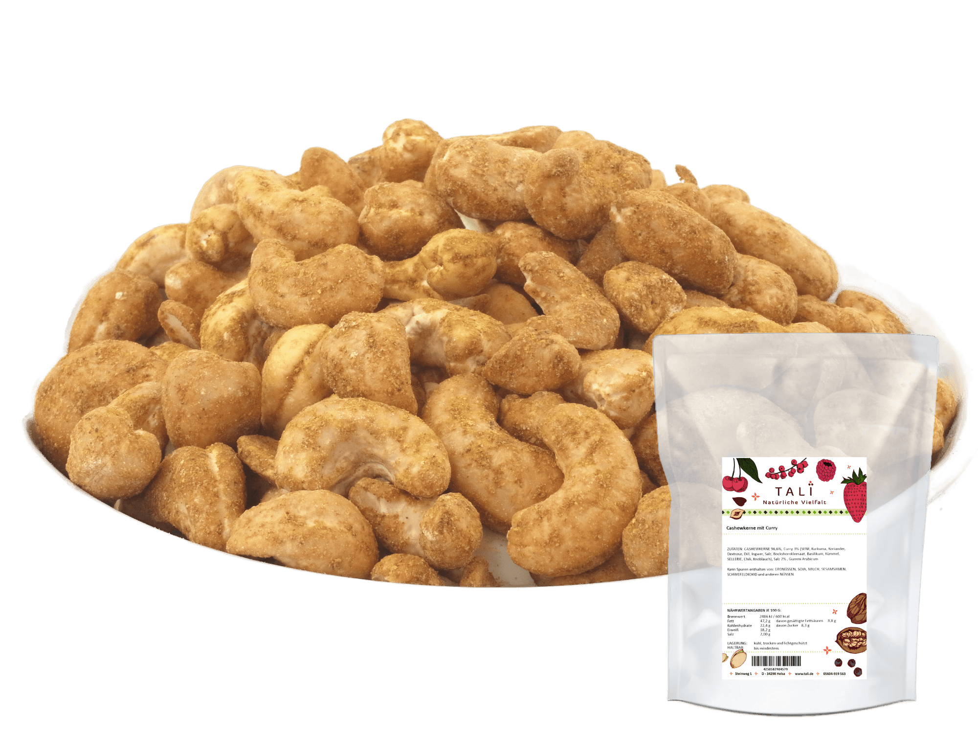 Cashewkerne mit Curry 500 g