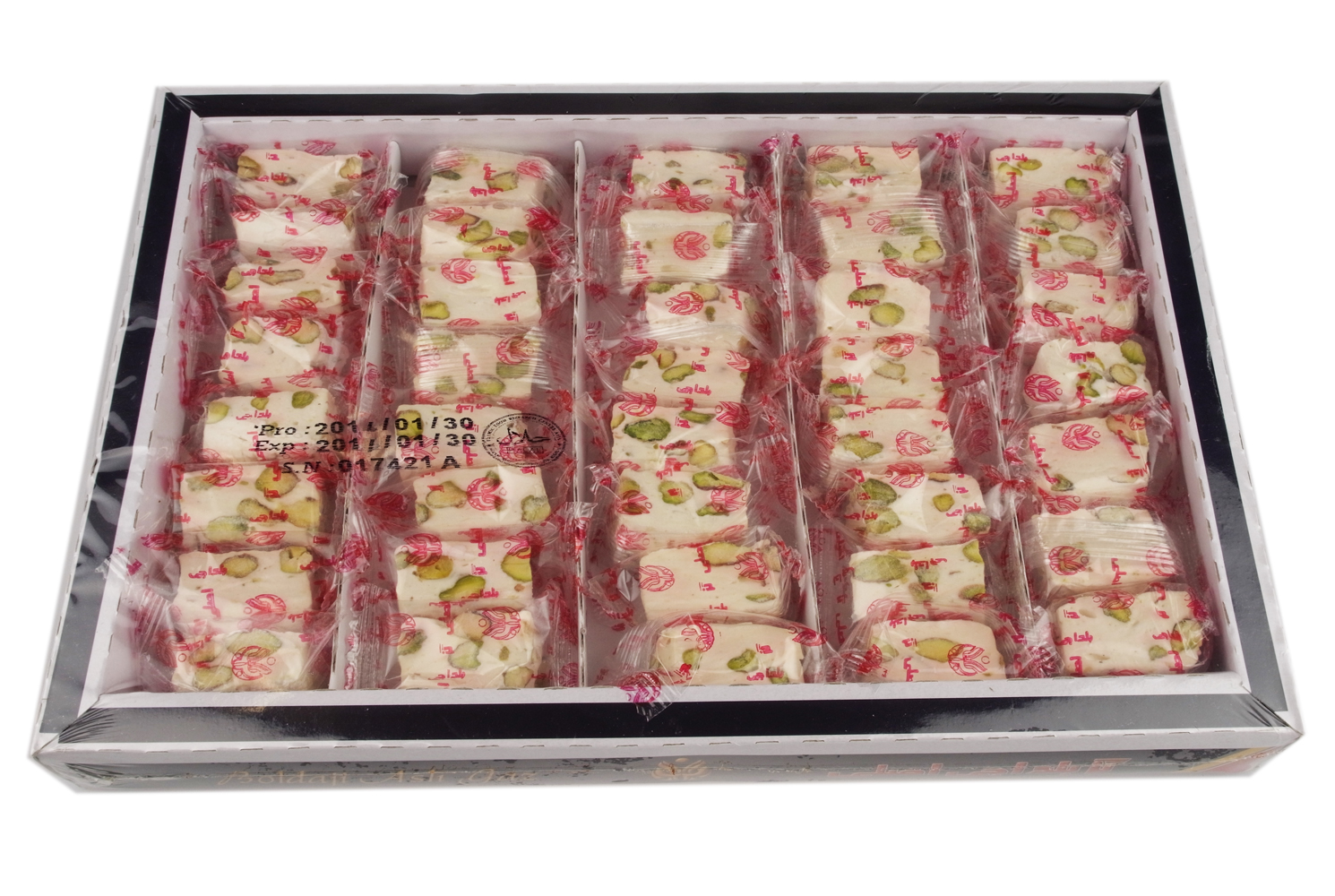 Asli Boldaji Gaz Stücke mit 28% Pistazien 400 g