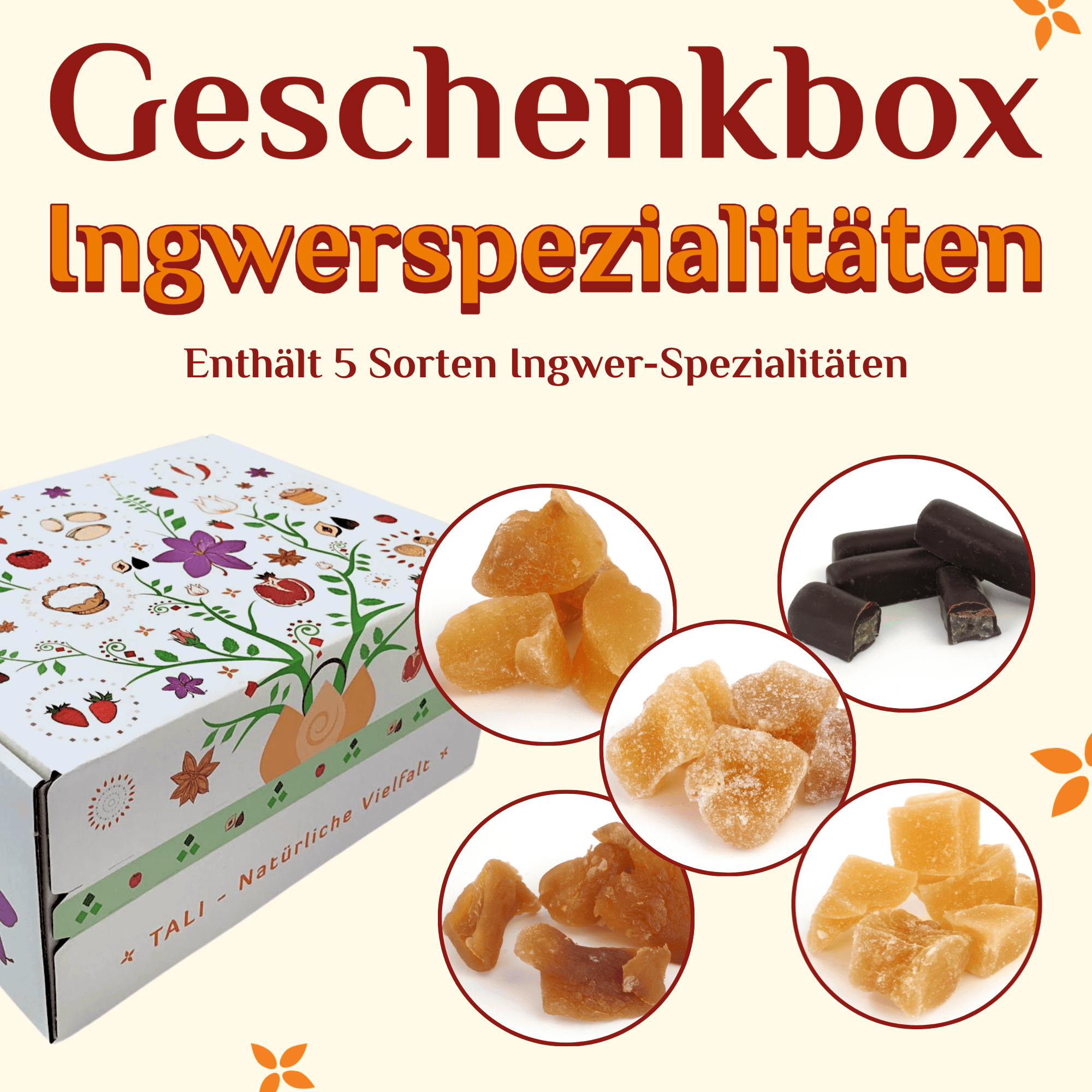 Geschenkbox "Ingwerspezialitäten"