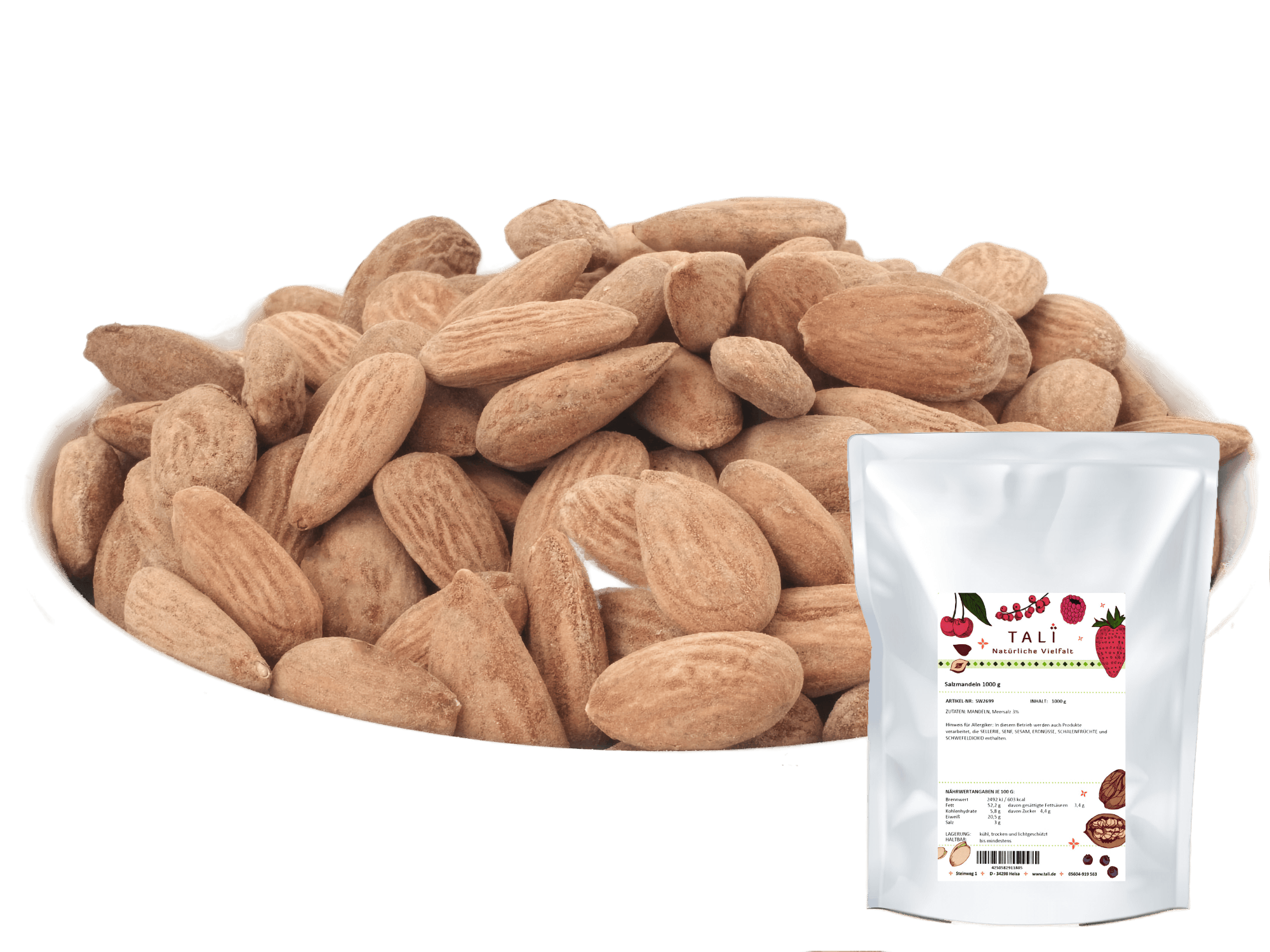 Salzmandeln 1000 g