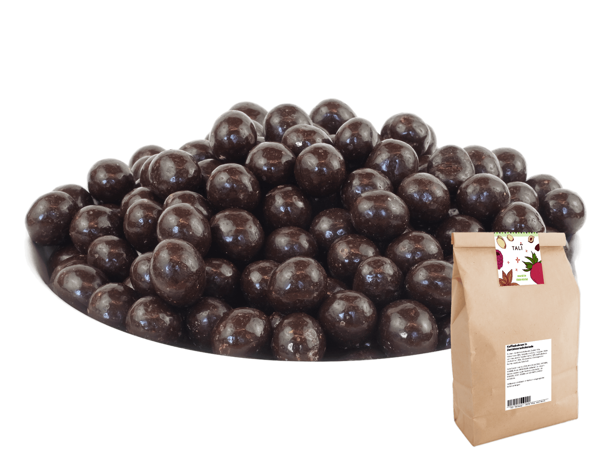 Kaffeebohnen in Zartbitterschokolade 100 g