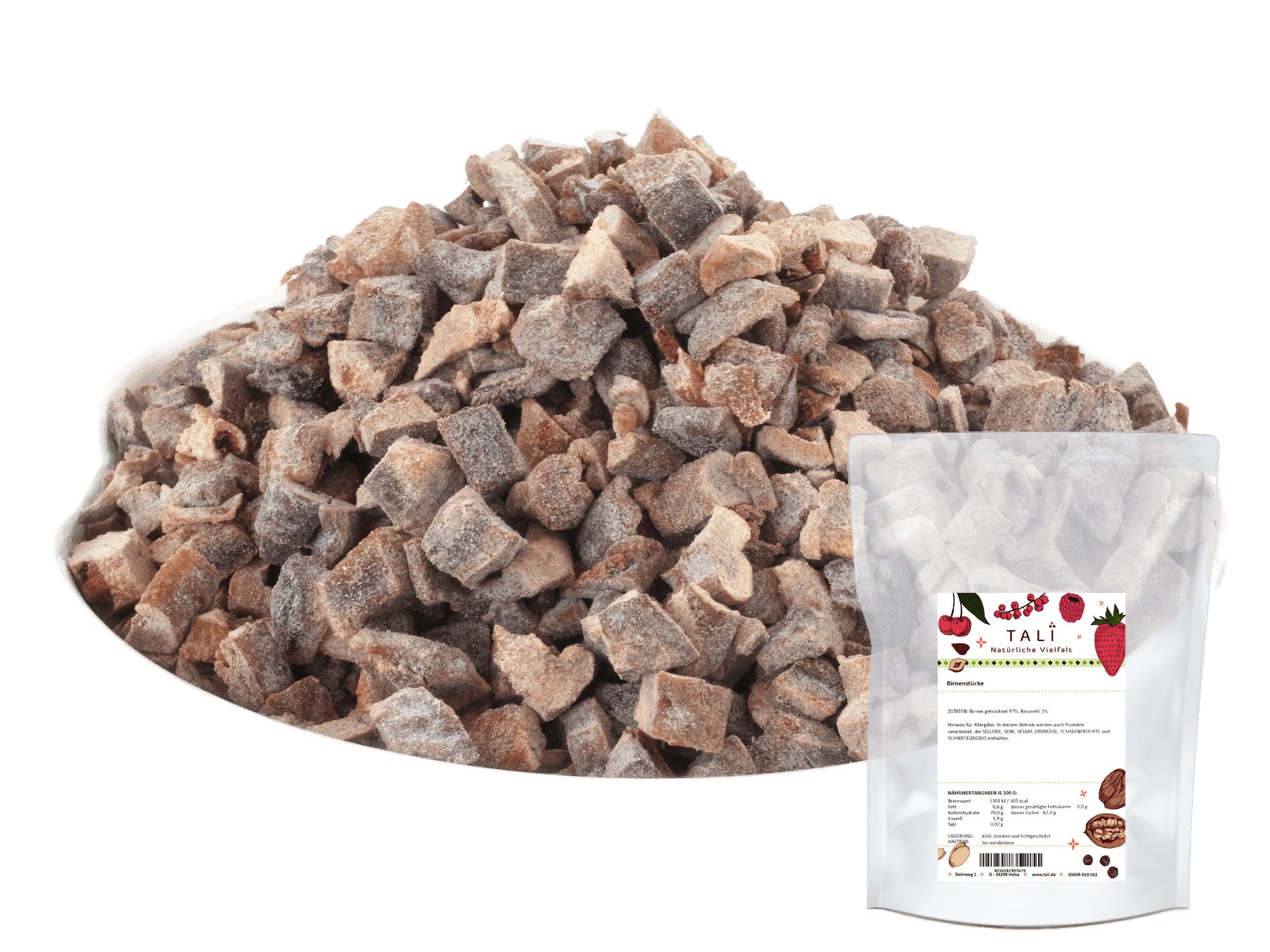 Birnenstücke 500 g