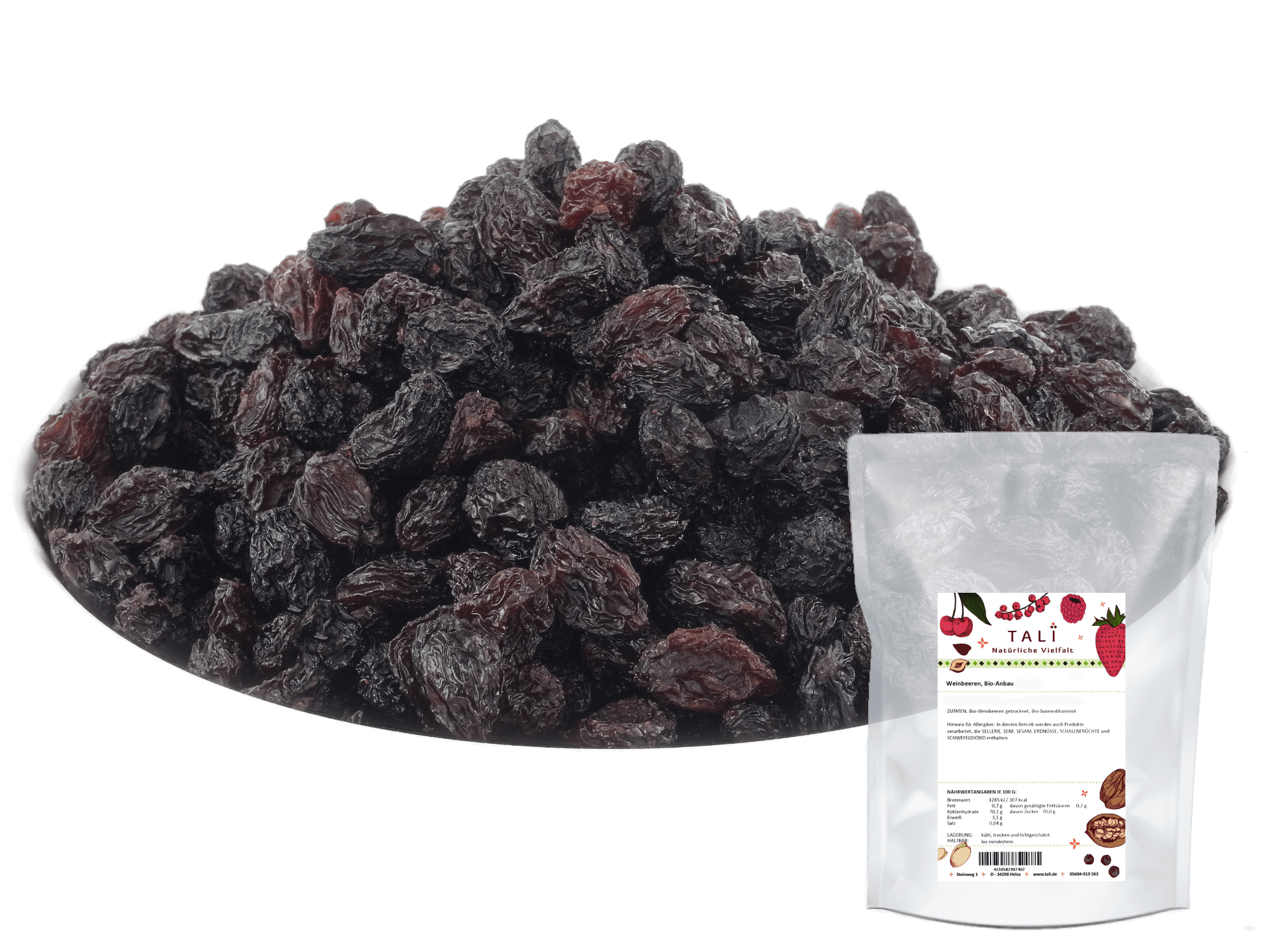 Weinbeeren, Bio-Anbau 1000 g