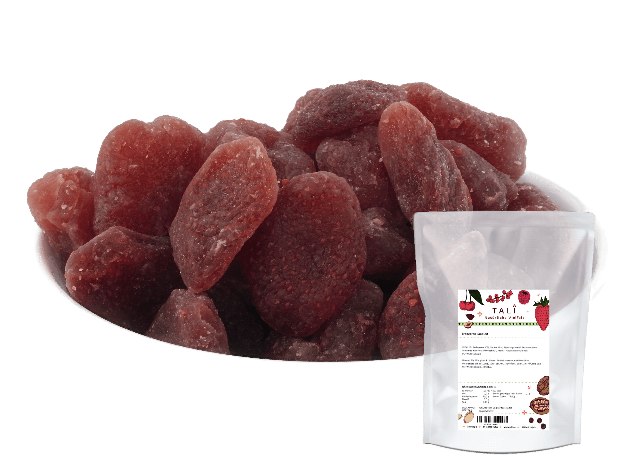 Erdbeeren kandiert 250 g