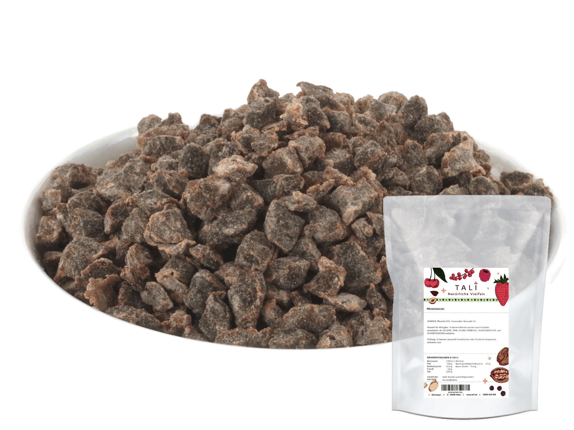 Pfirsichstücke 500 g