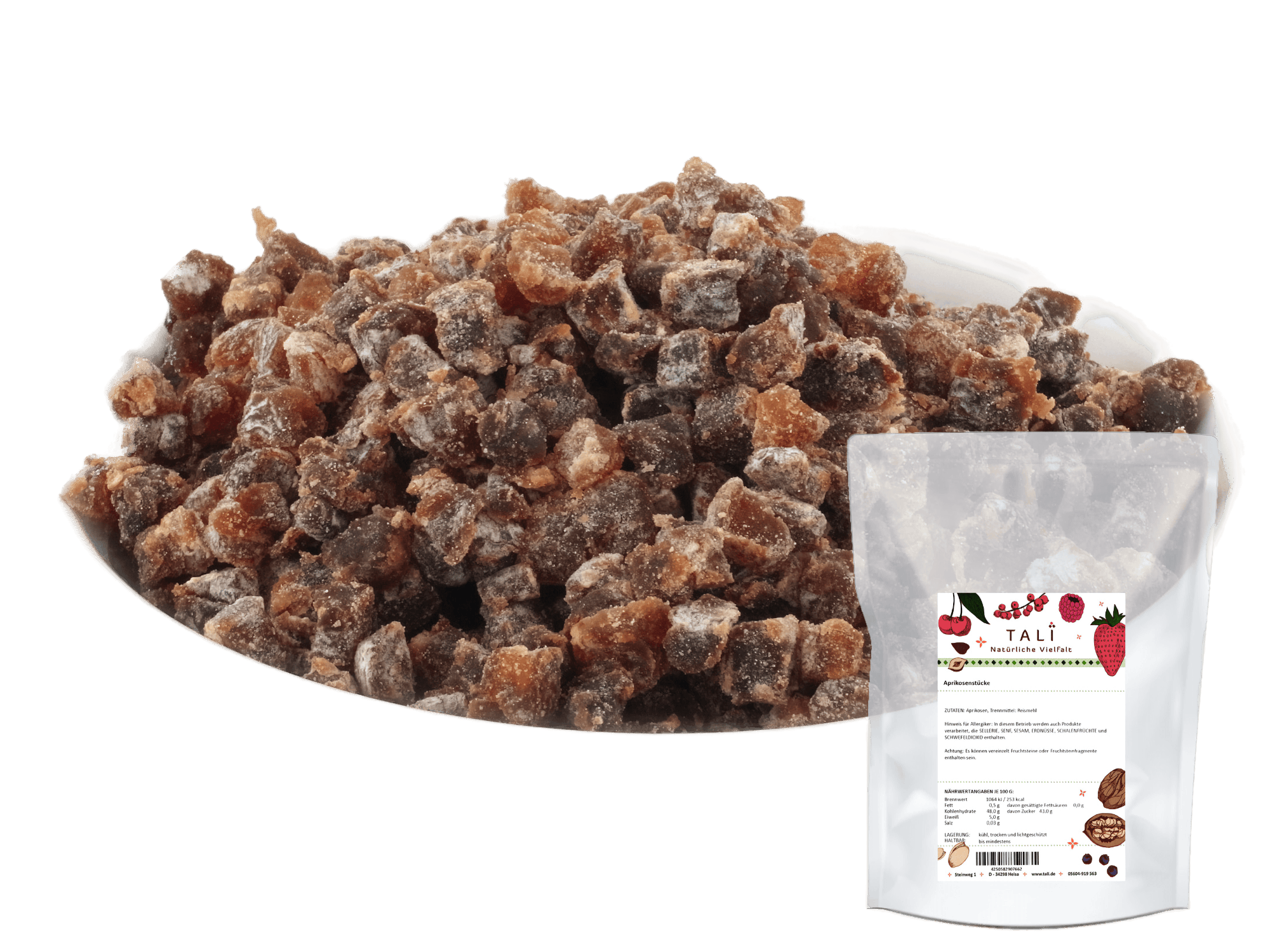 Aprikosenstücke 250 g