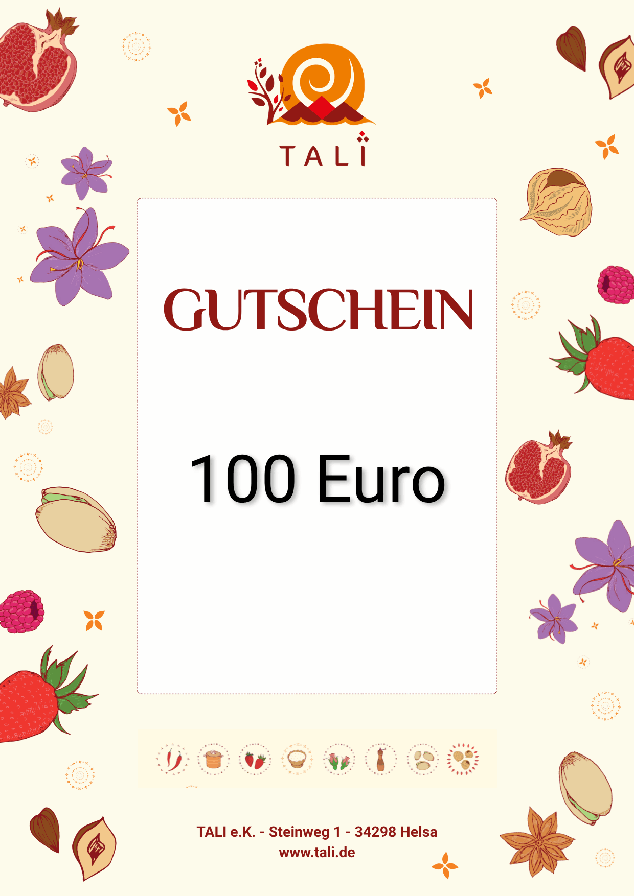100 EUR Geschenkgutschein