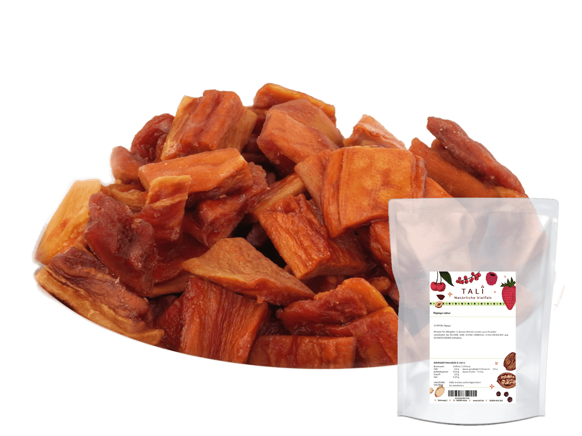 Papaya natur 250 g