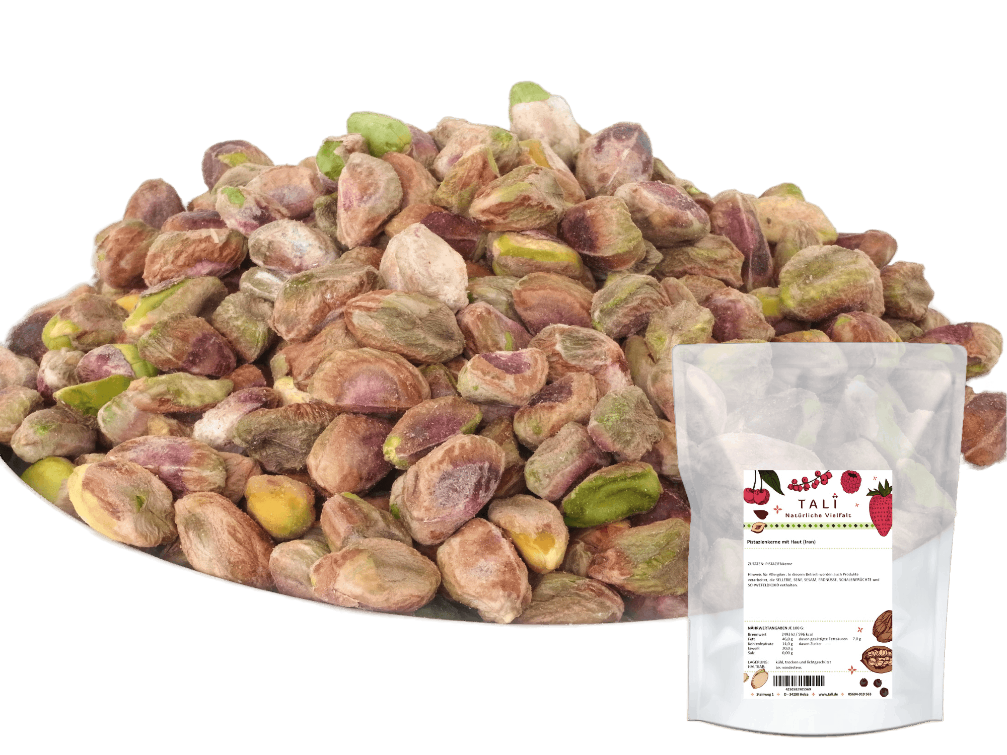 Pistazienkerne mit Haut (Iran) 100 g
