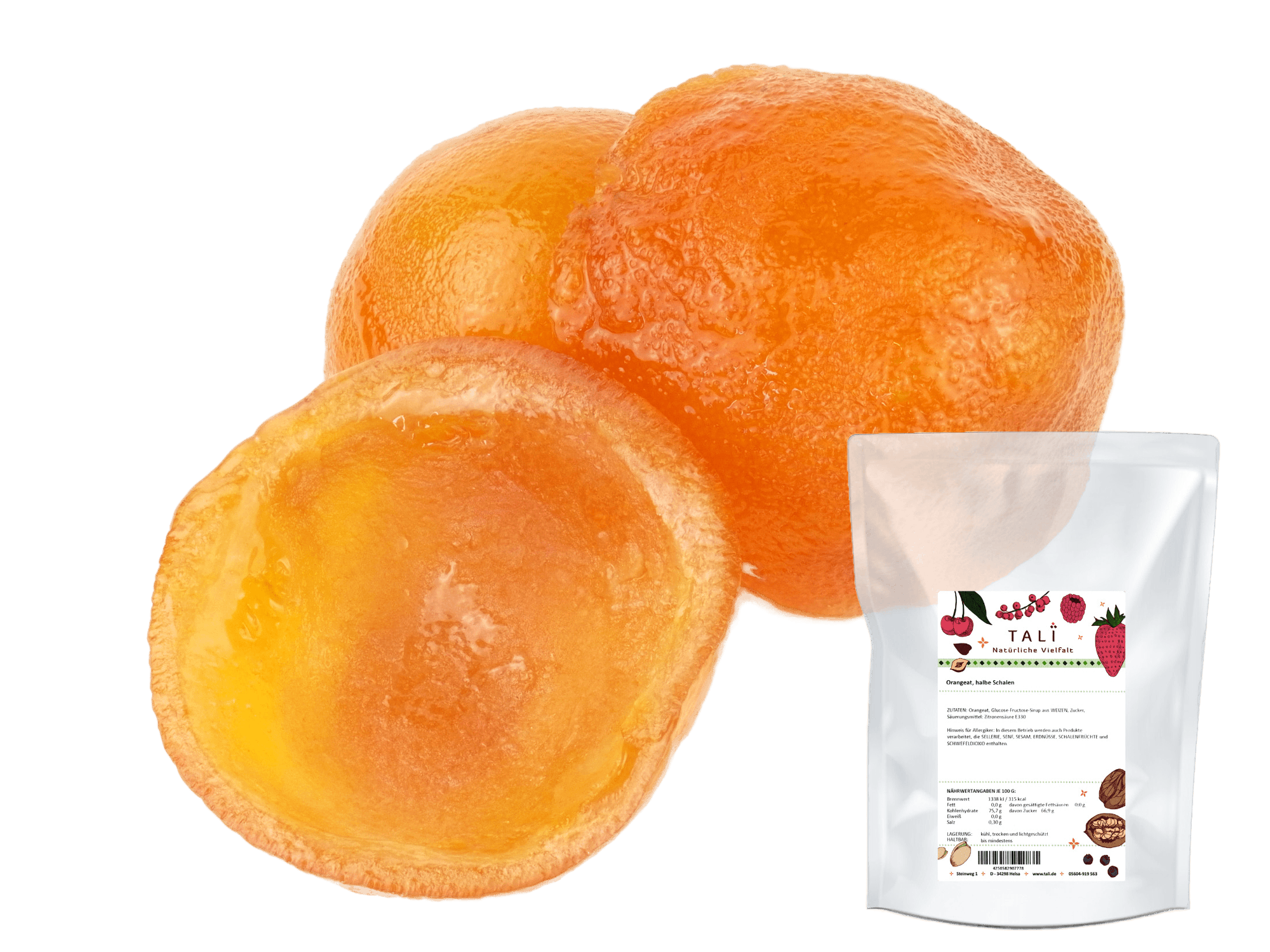 Orangeat, halbe Schalen 2 kg