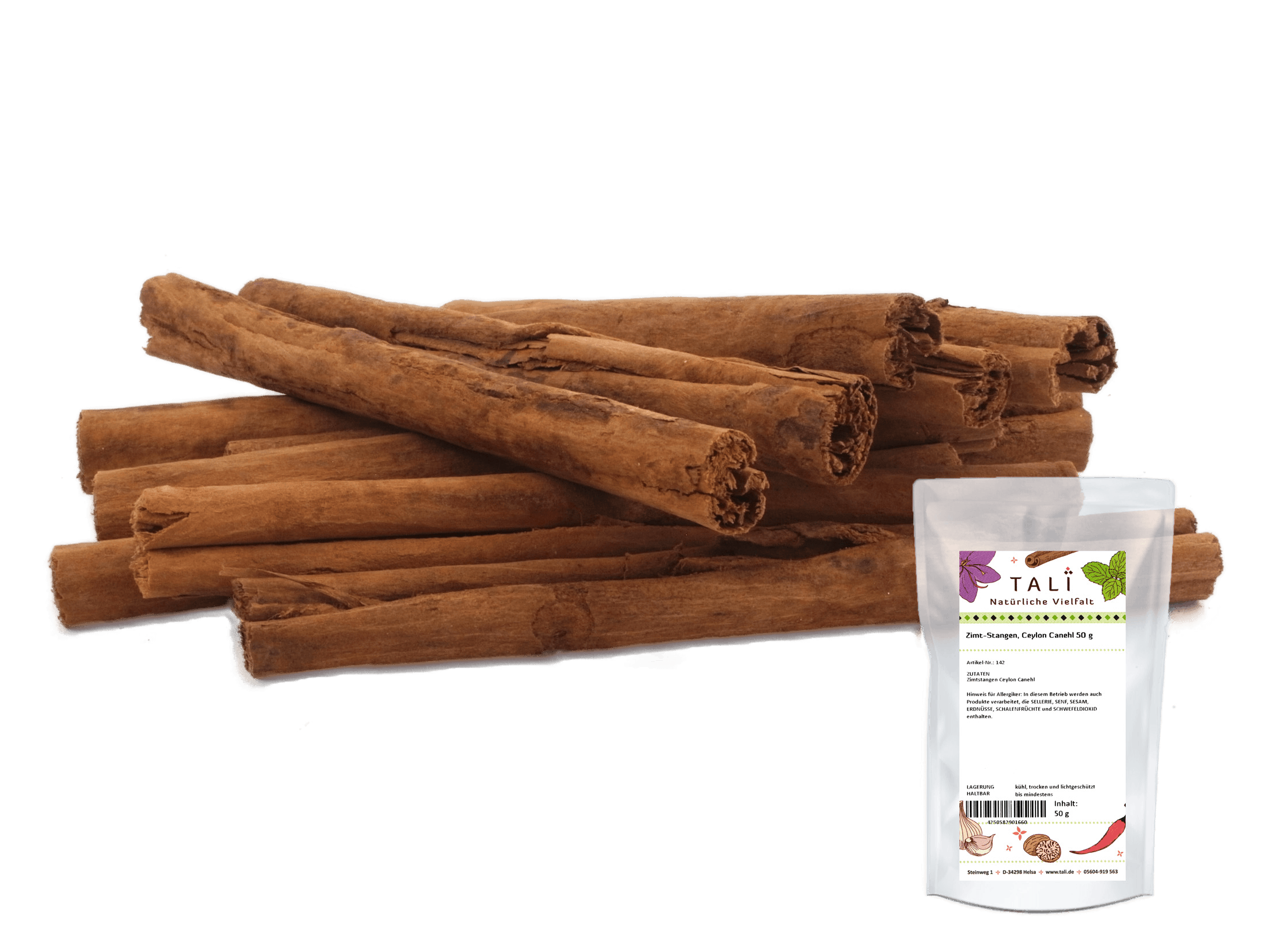 Zimt-Stangen, Ceylon Canehl 50 g