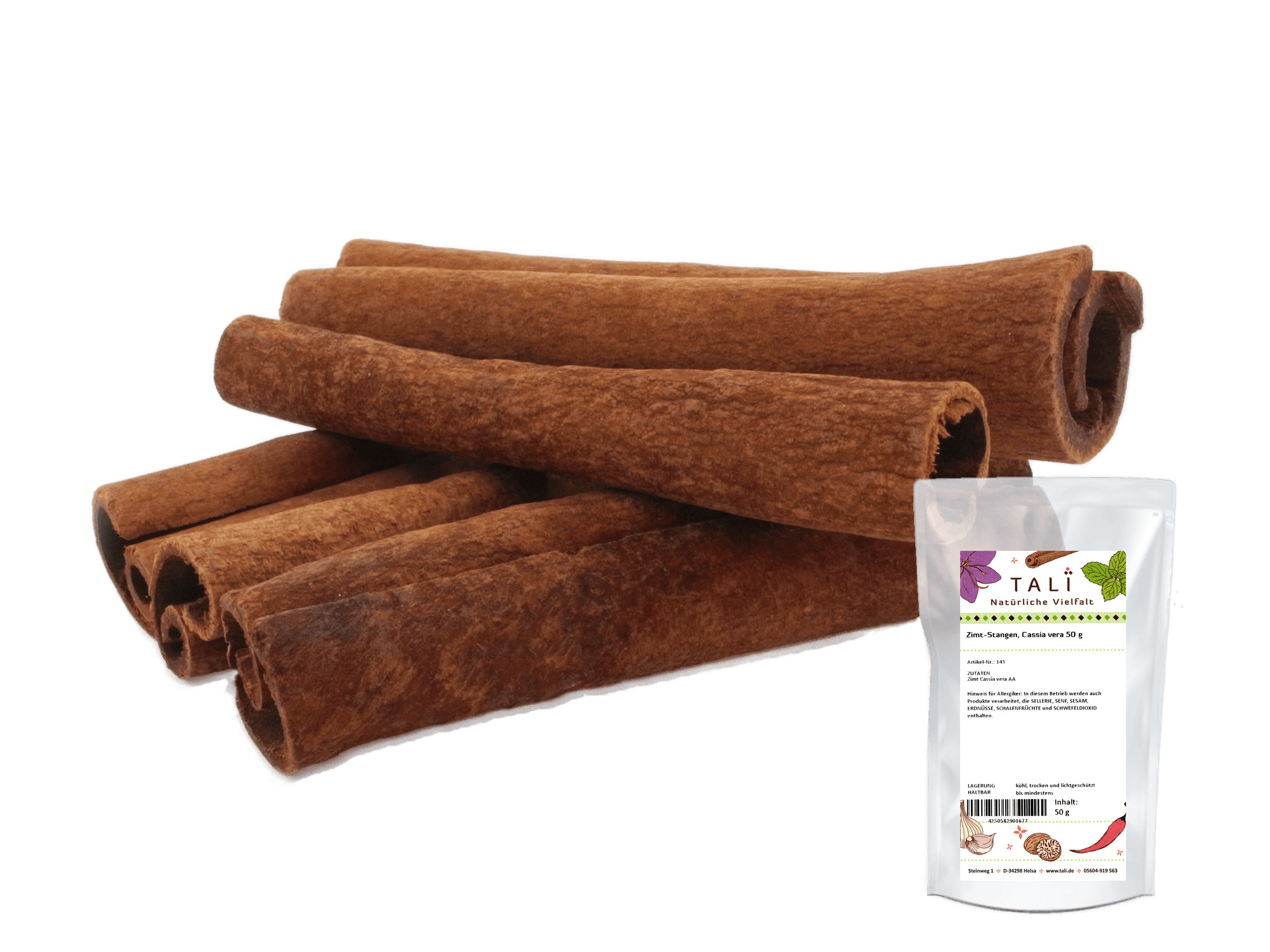 Zimt-Stangen, Cassia vera 50 g