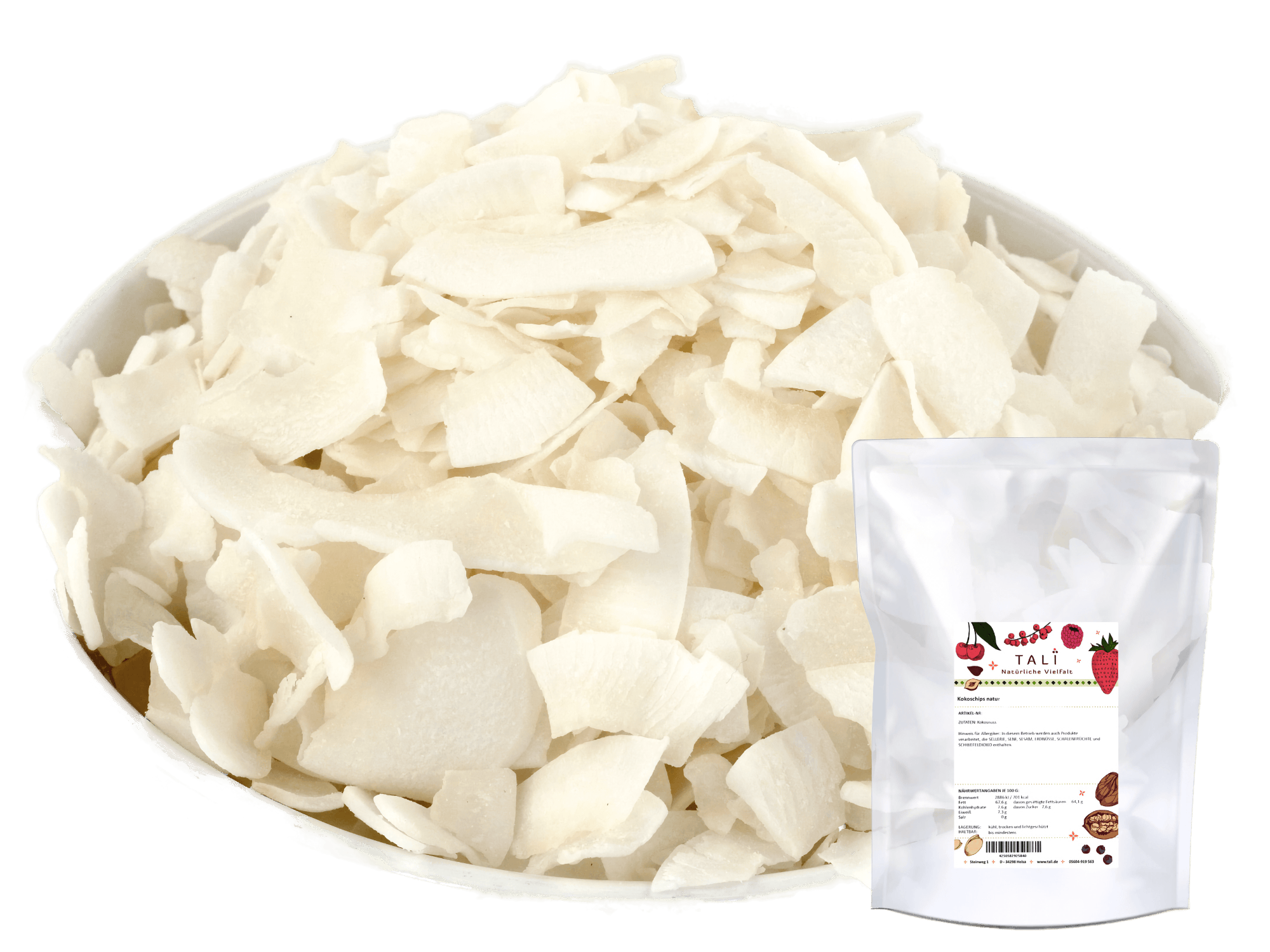 Kokoschips natur 250 g