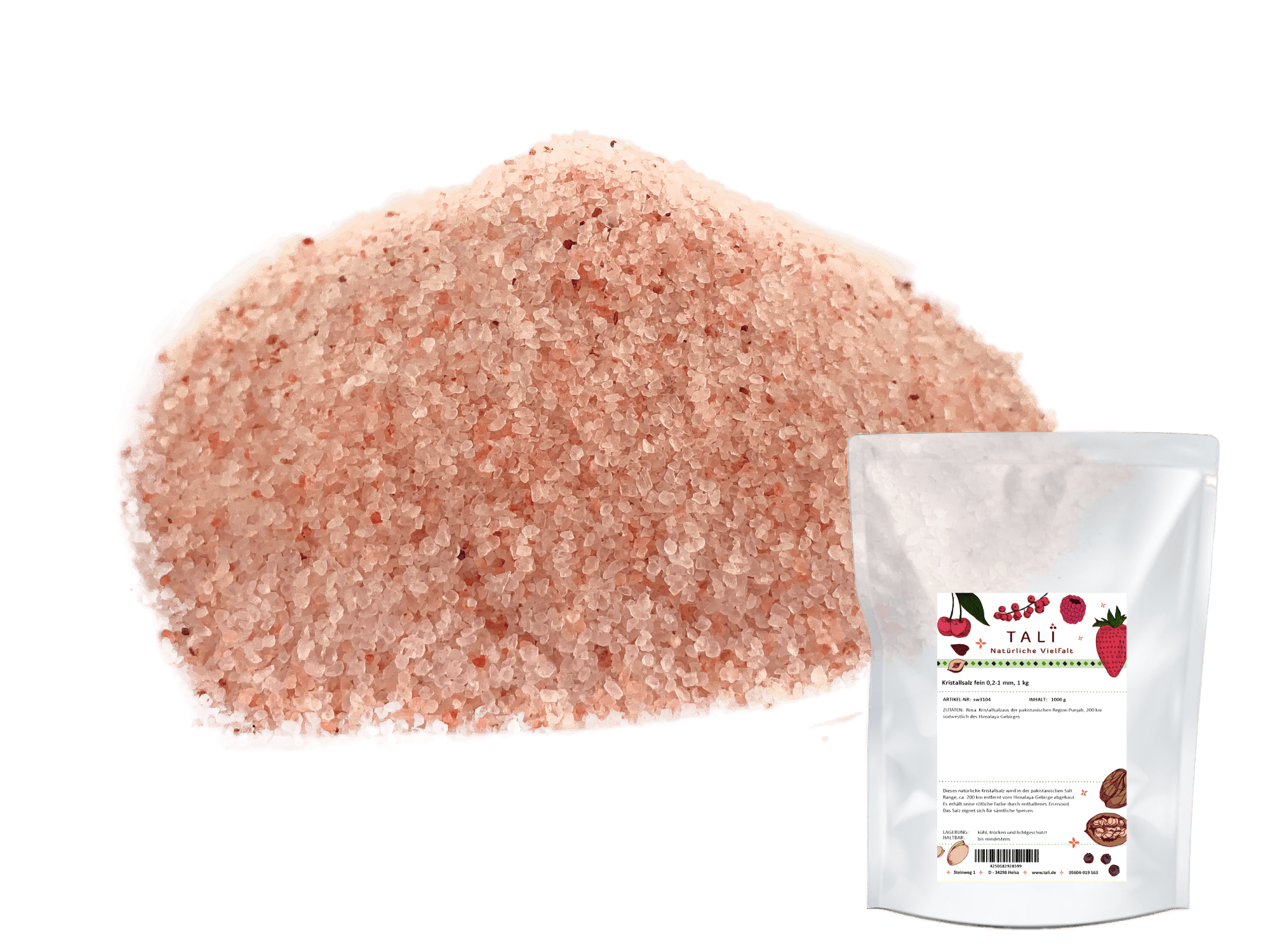 Kristallsalz fein 0,2-1 mm, 1 kg