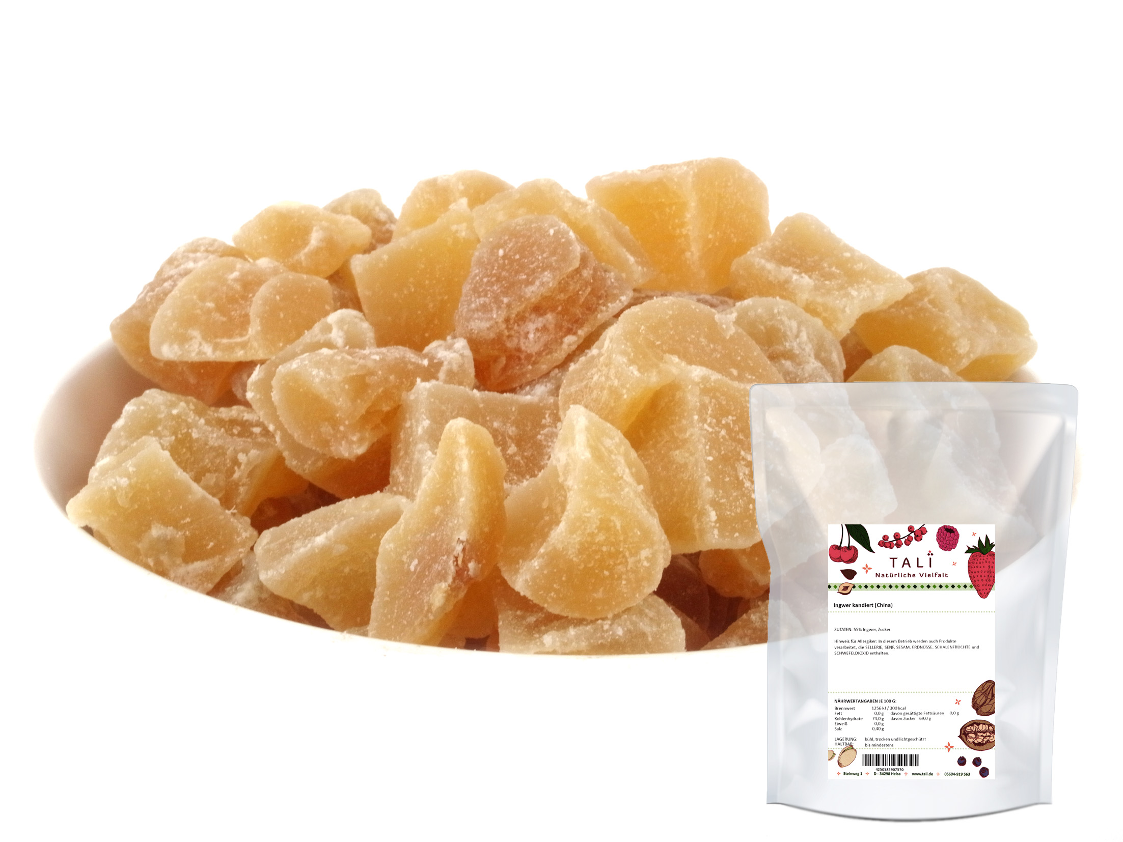 Ingwer kandiert (China) Beutel