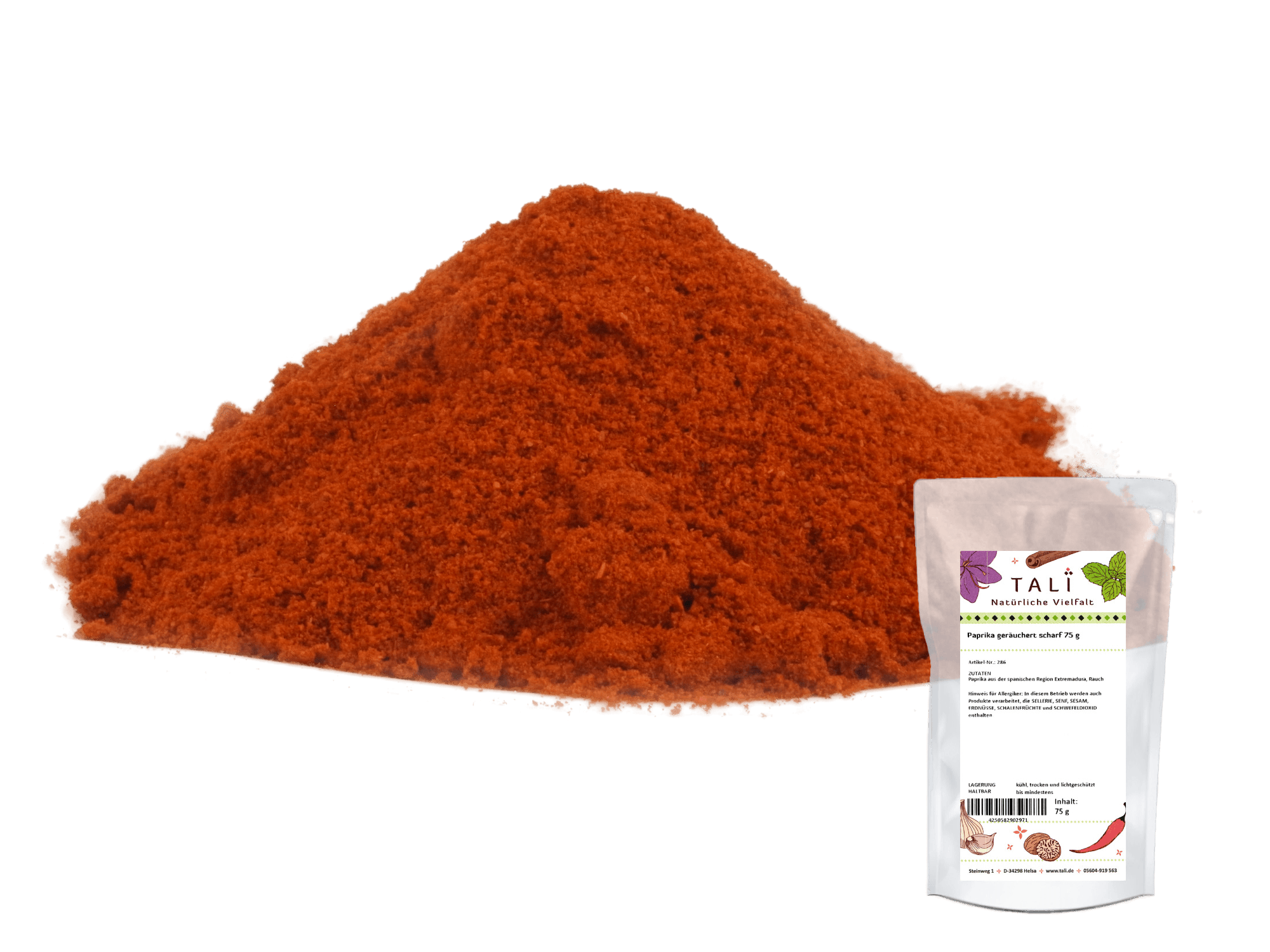 Paprika geräuchert scharf 75 g