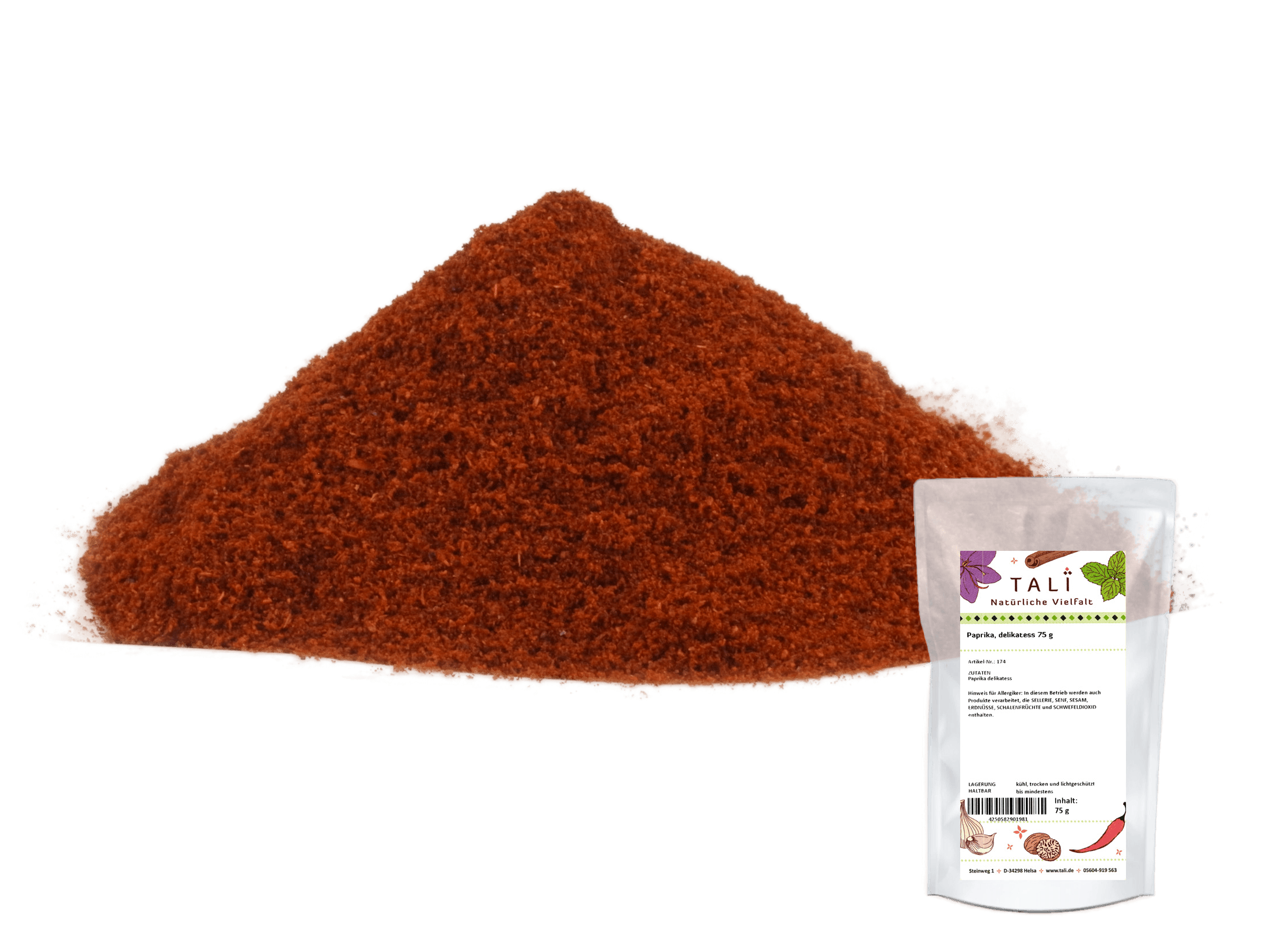 Paprika, delikatess 75 g